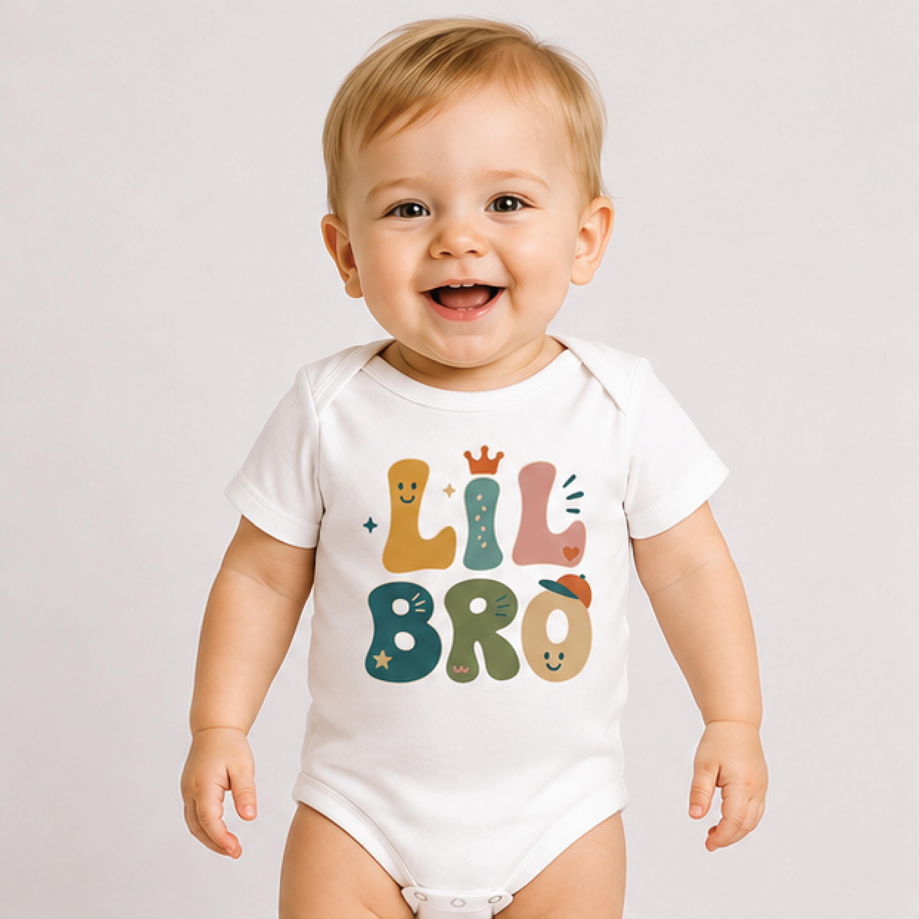 lil bro baby bodysuit, little brother baby onesie, baby boy sibling shirt, big brother announcement baby shower gift
