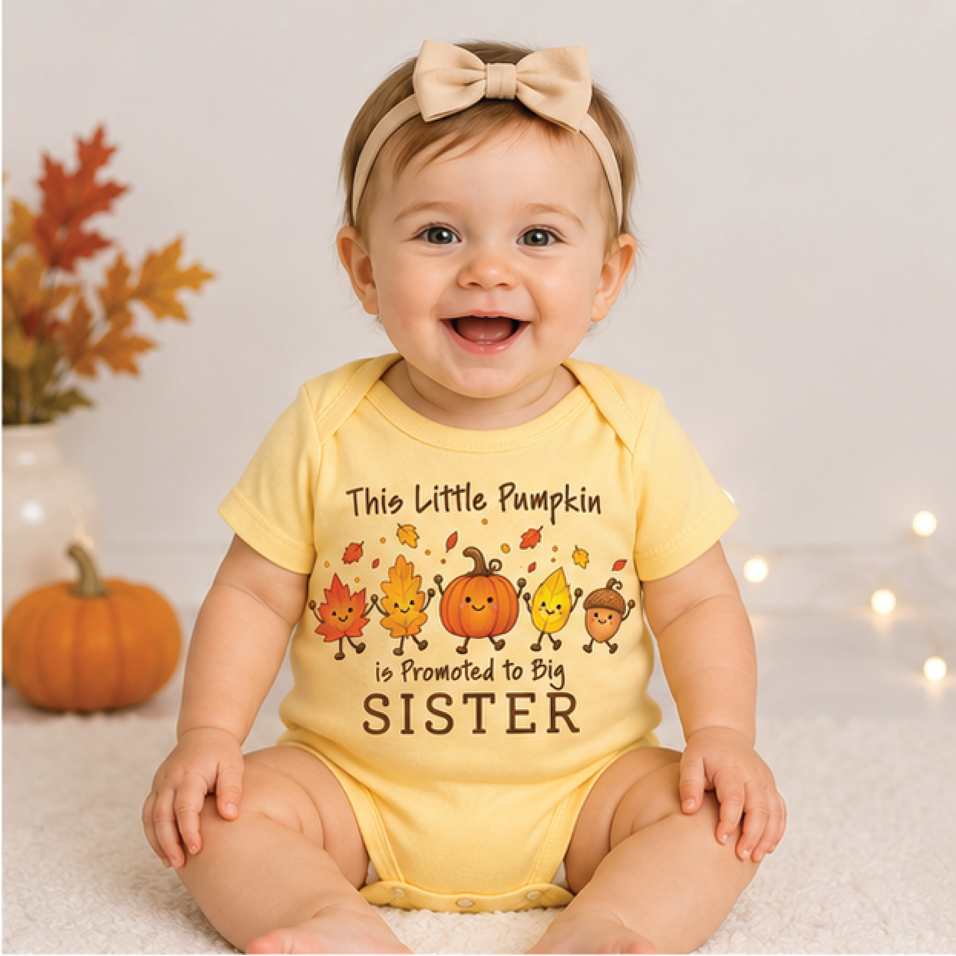 promoted to big sister baby bodysuit, little pumpkin fall baby outfit, pregnancy announcement shirt, sibling reveal gift