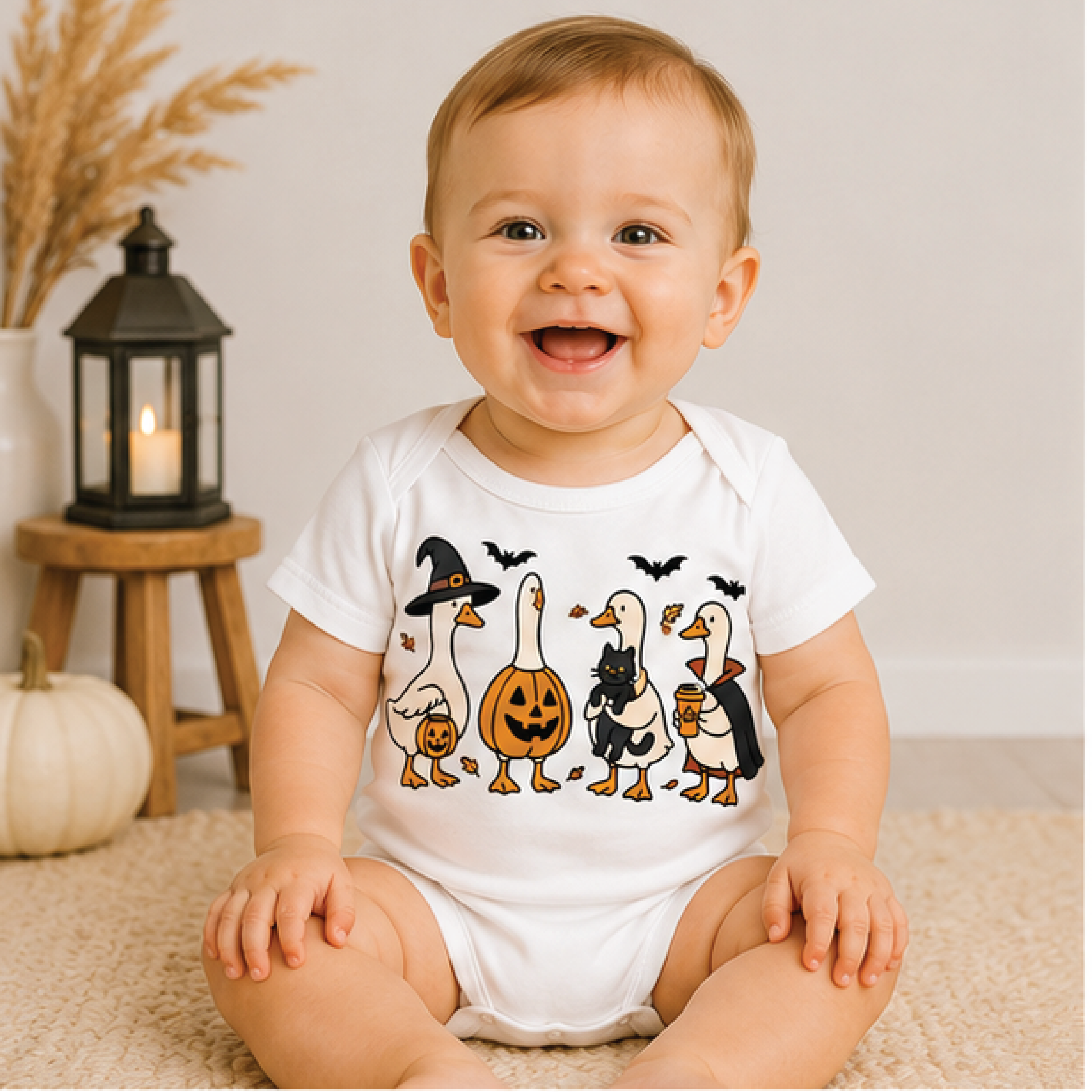 spooky goose halloween kids shirt, silly goose toddler tee, cute costume goose t-shirt, pumpkin trick or treat kids outf