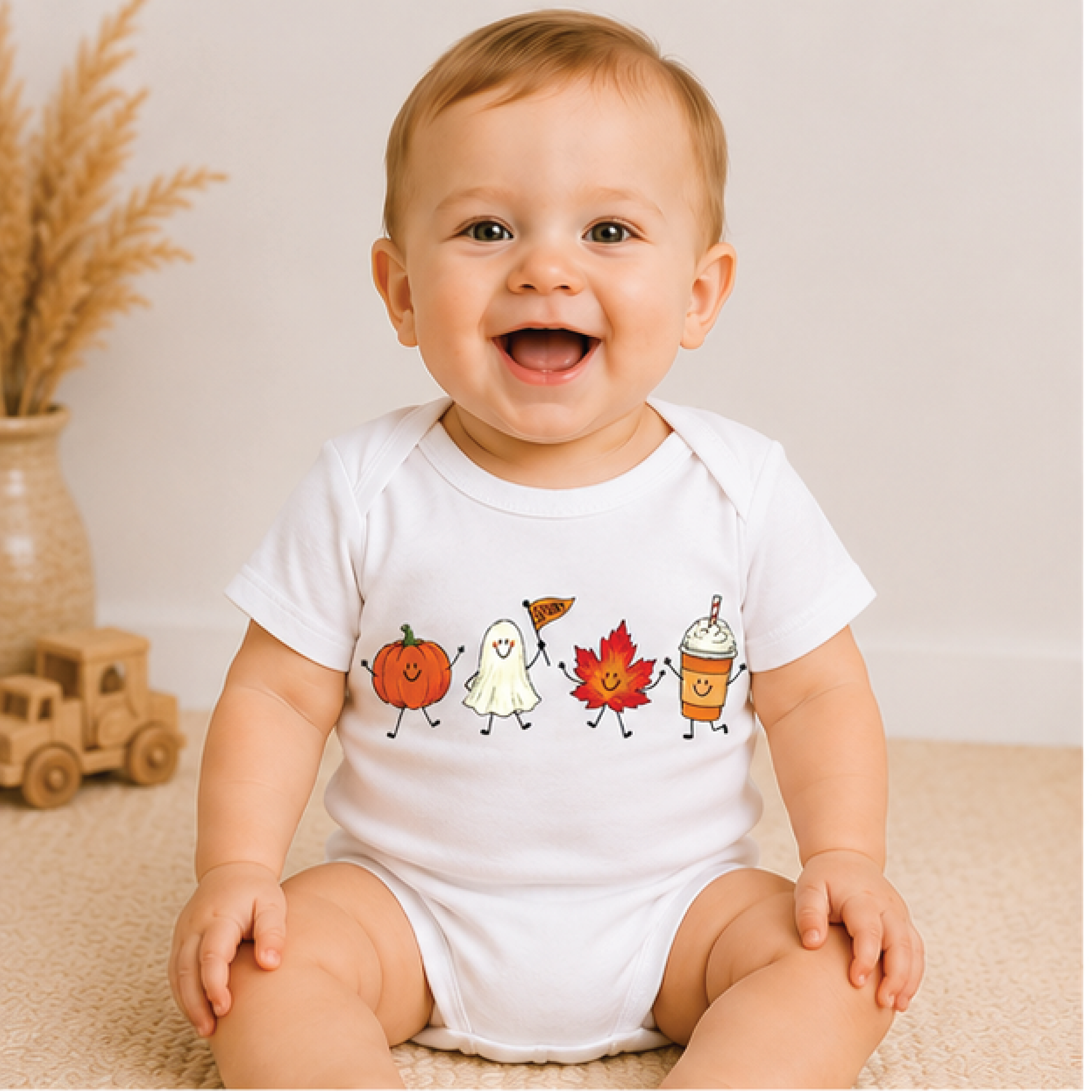 cute fall doodle kids sweatshirt, cozy autumn toddler shirt, pumpkin fall graphic crewneck, thanksgiving kids outfit