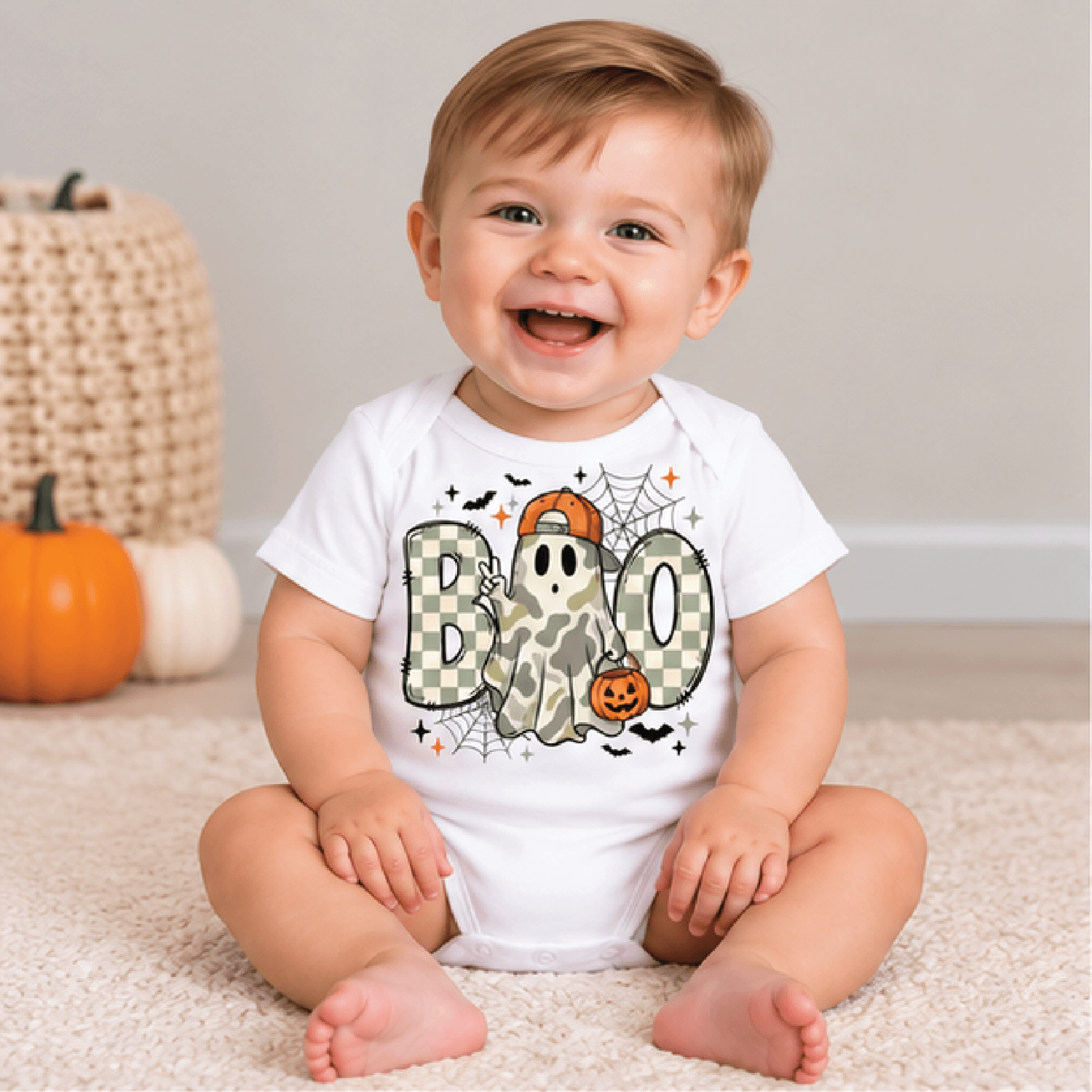 boo camo ghost halloween boys t-shirt, camouflage ghost toddler tee, spooky kids shirt, cute halloween baby romper