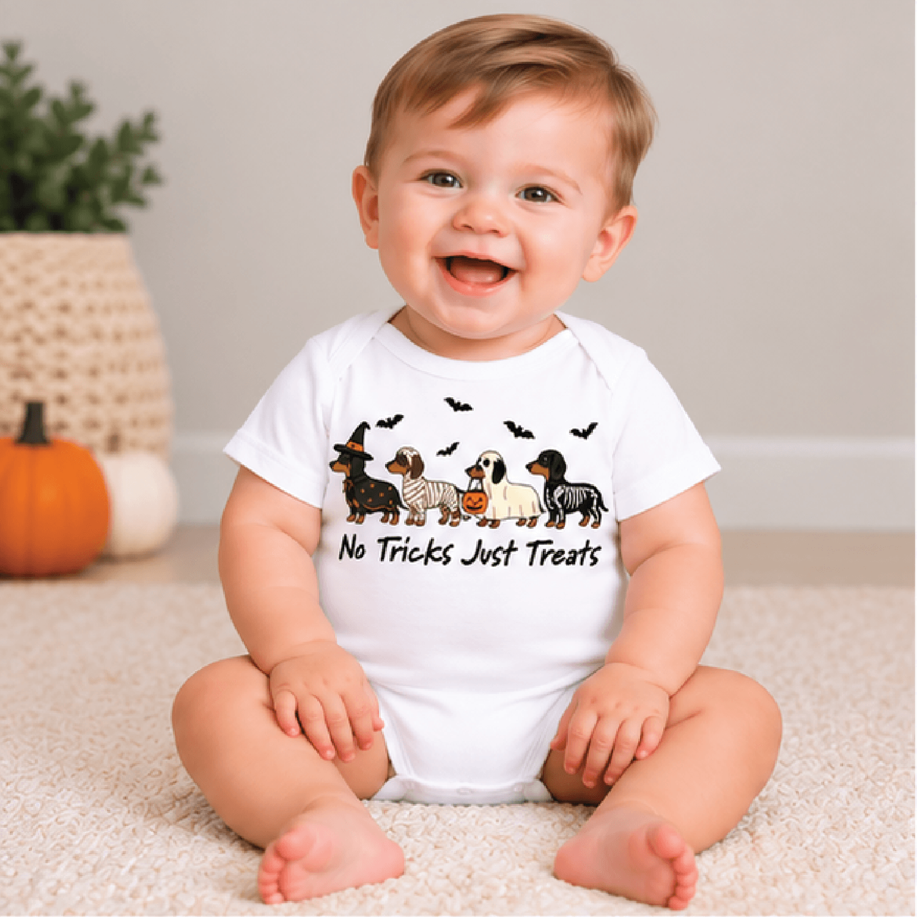 halloween dachshund costume kids t-shirt, cute wiener dog toddler tee, spooky dog halloween shirt, baby halloween romper