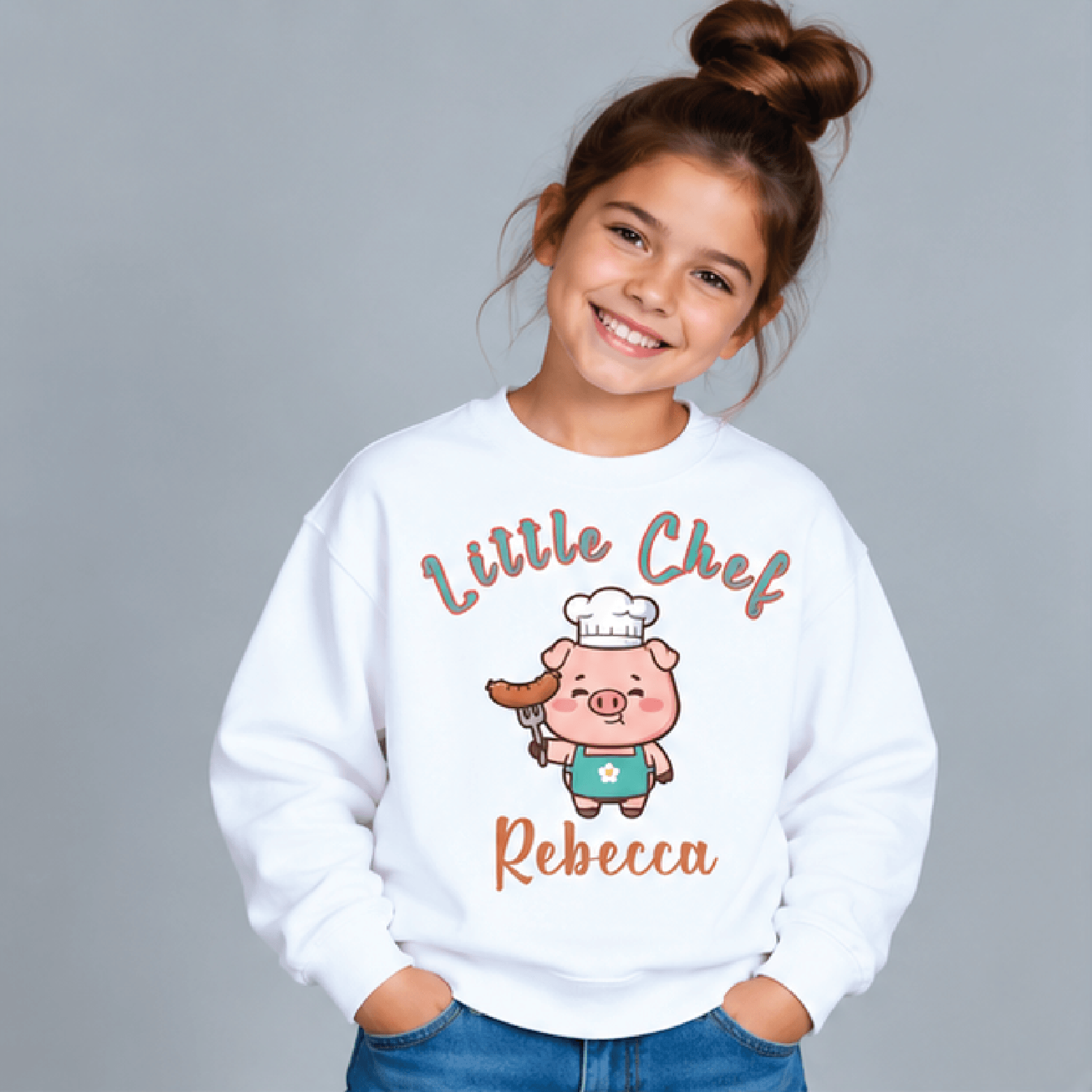 christmas ornament sweatshirt, kids youth unisex holiday crewneck, cute colorful bauble festive christmas sweater gift