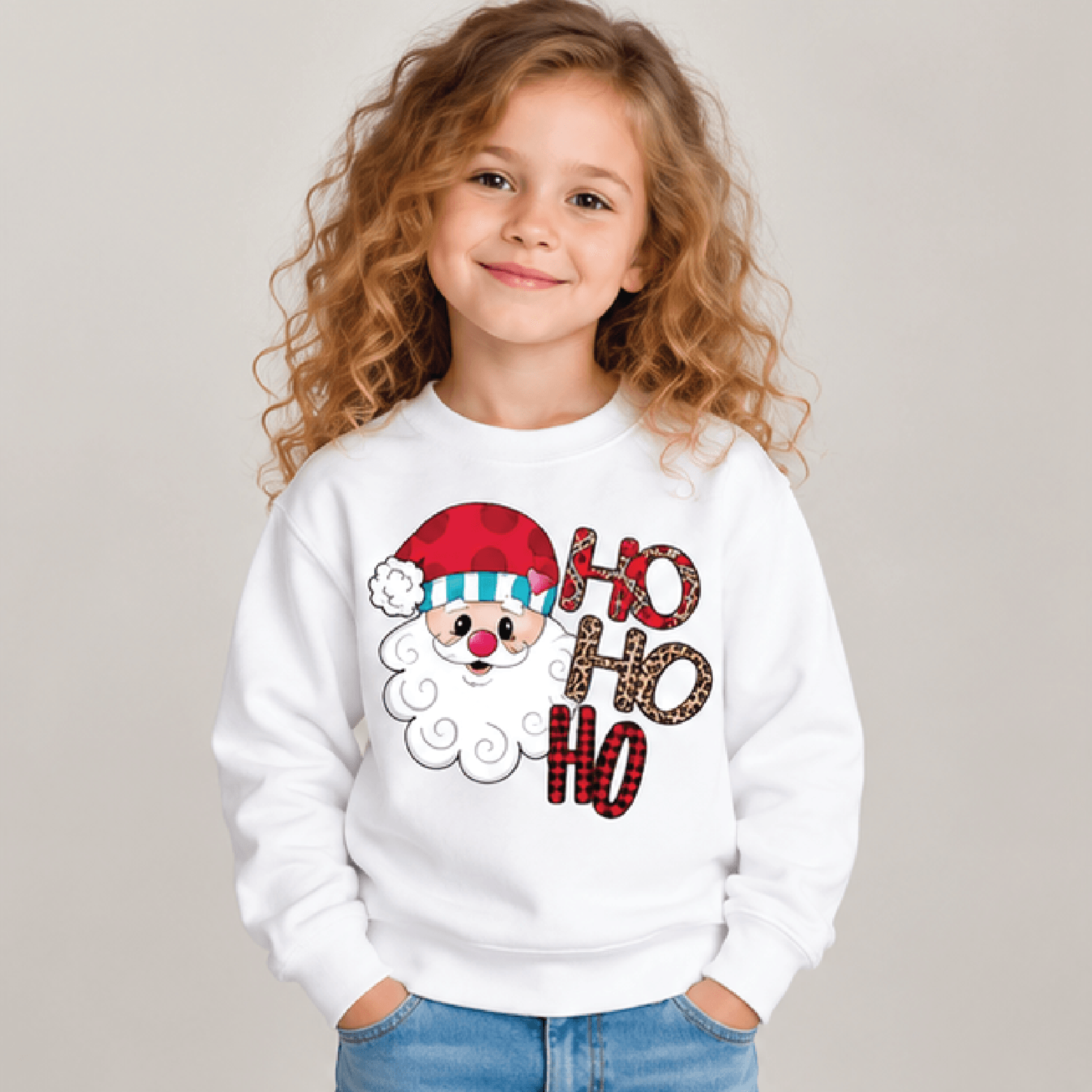 merry christmas sweatshirt, kids youth unisex festive holiday crewneck, cute winter christmas graphic sweater gift