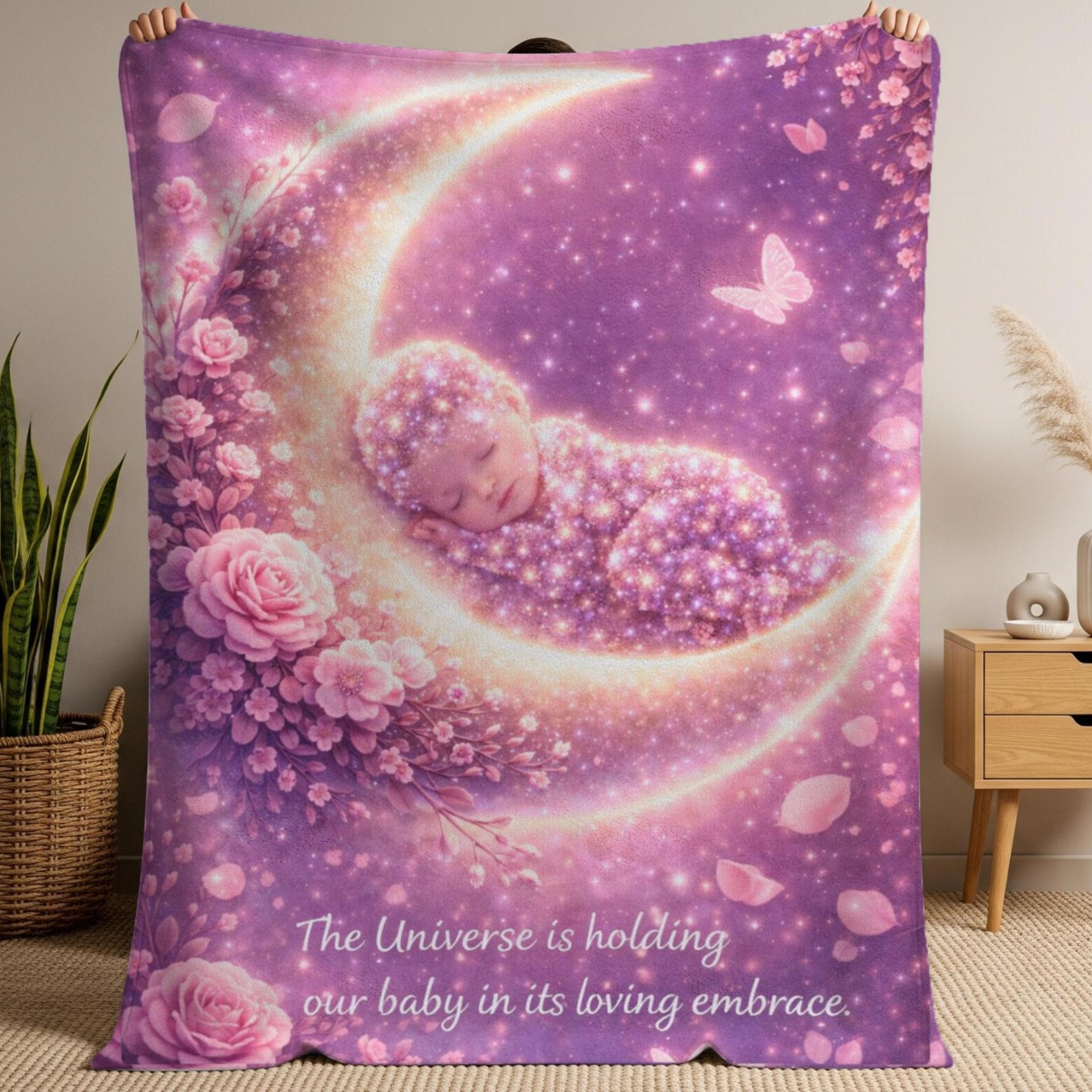 baby memorial sherpa blanket, infant loss remembrance blanket, angel baby sympathy gift, heartfelt baby loss keepsake