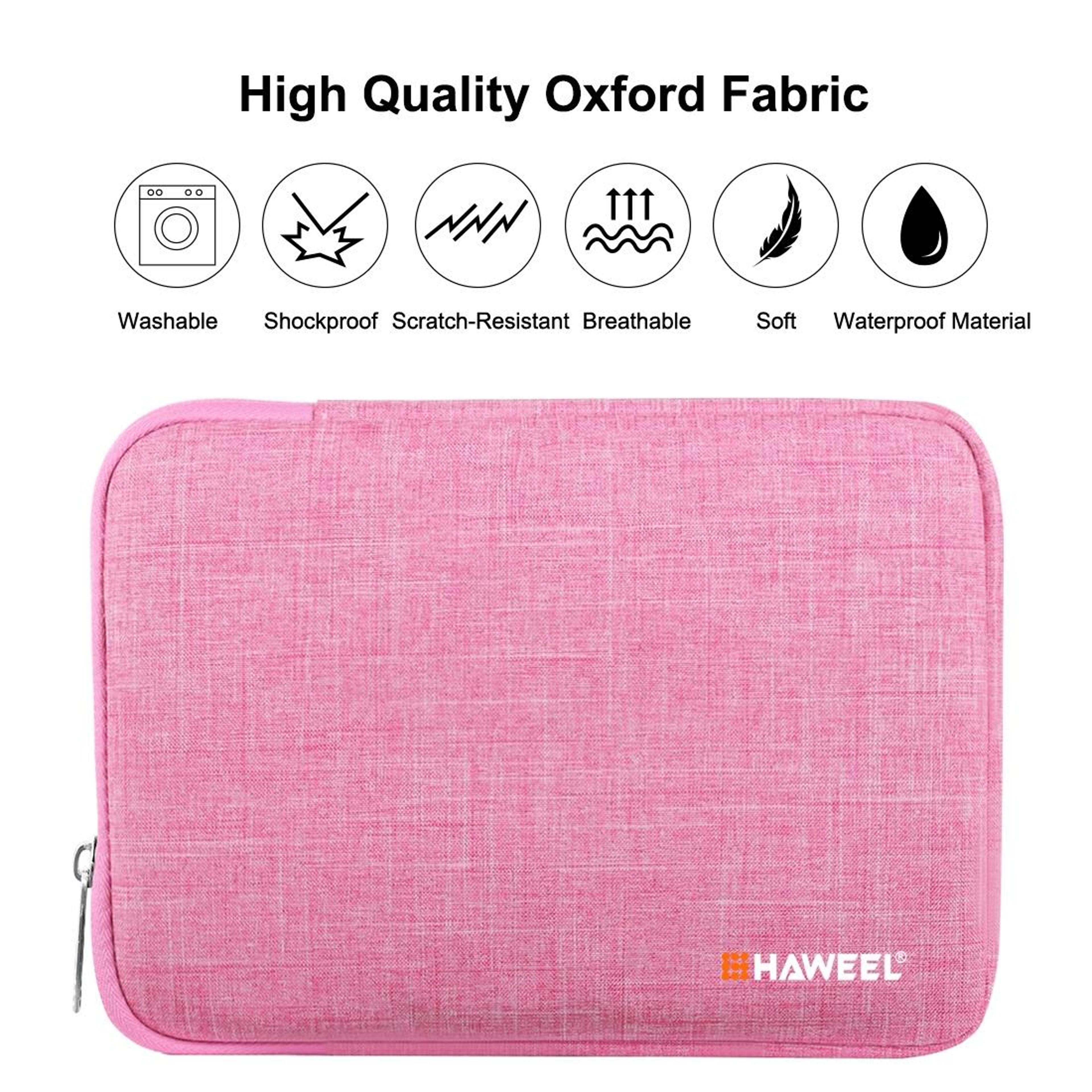haweel waterproof tablet sleeve case zipper briefcase for ipad mini protective carry bag