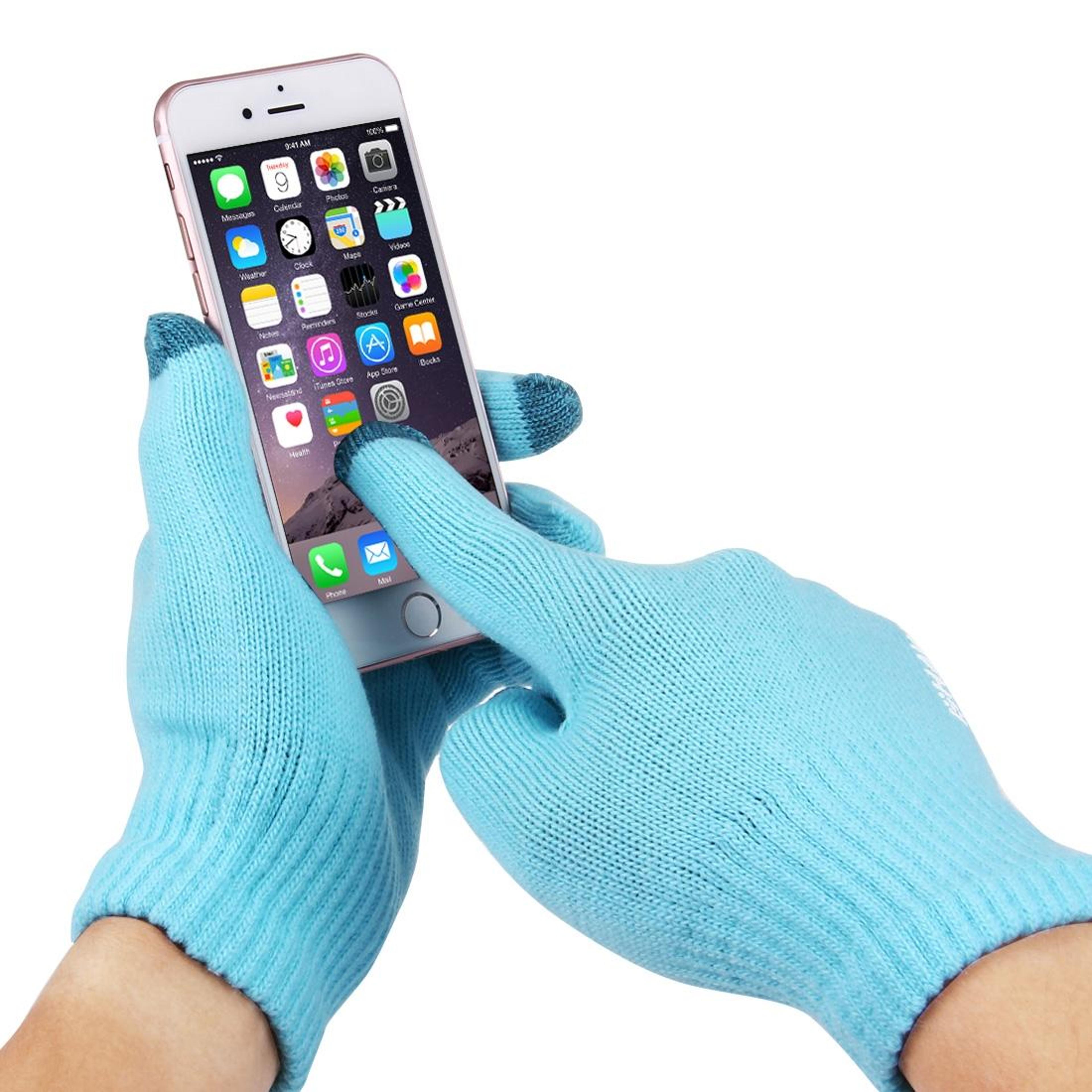 haweel finger touch screen gloves men winter warm knitted conductive gloves