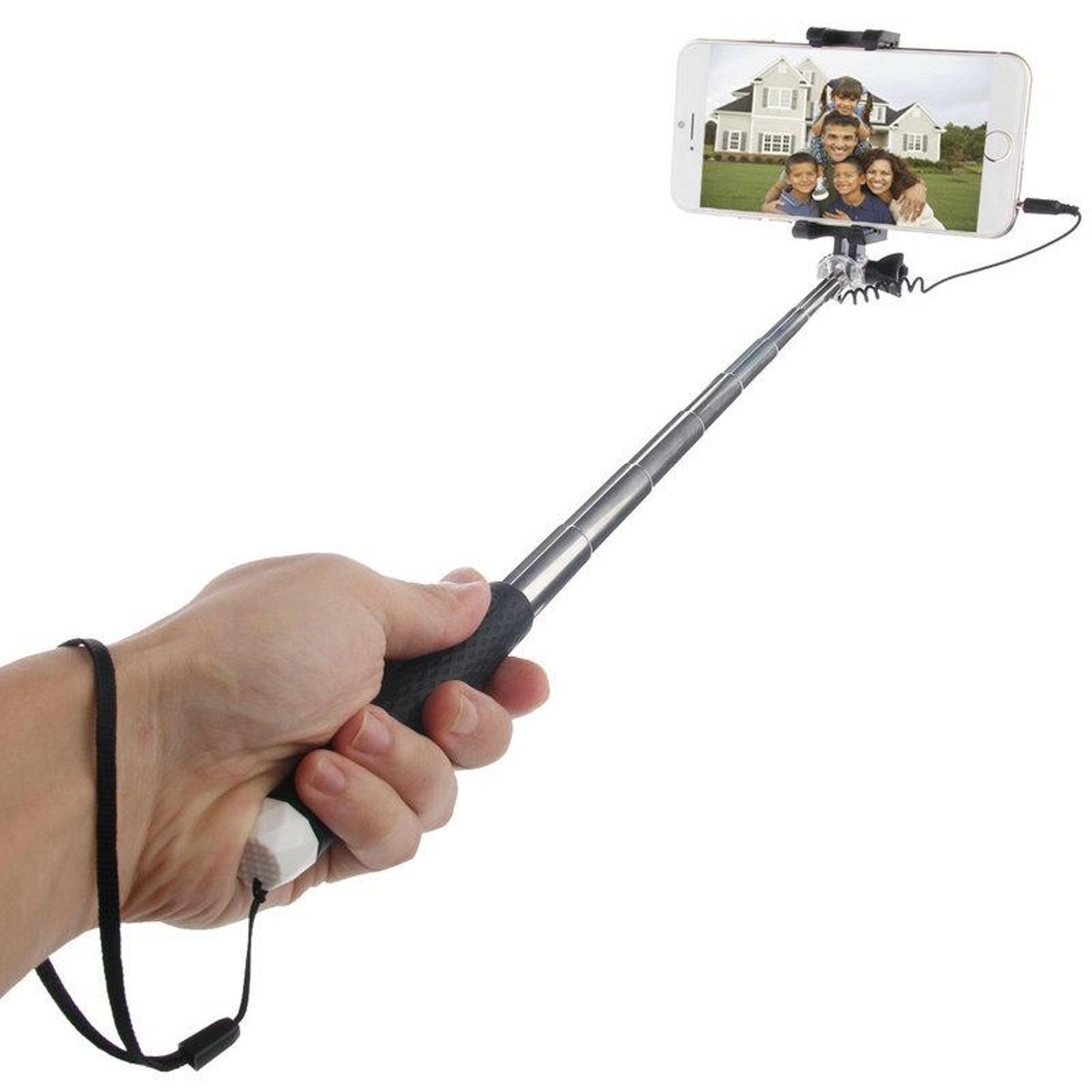haweel wired selfie stick monopod extendable phone tripod mount