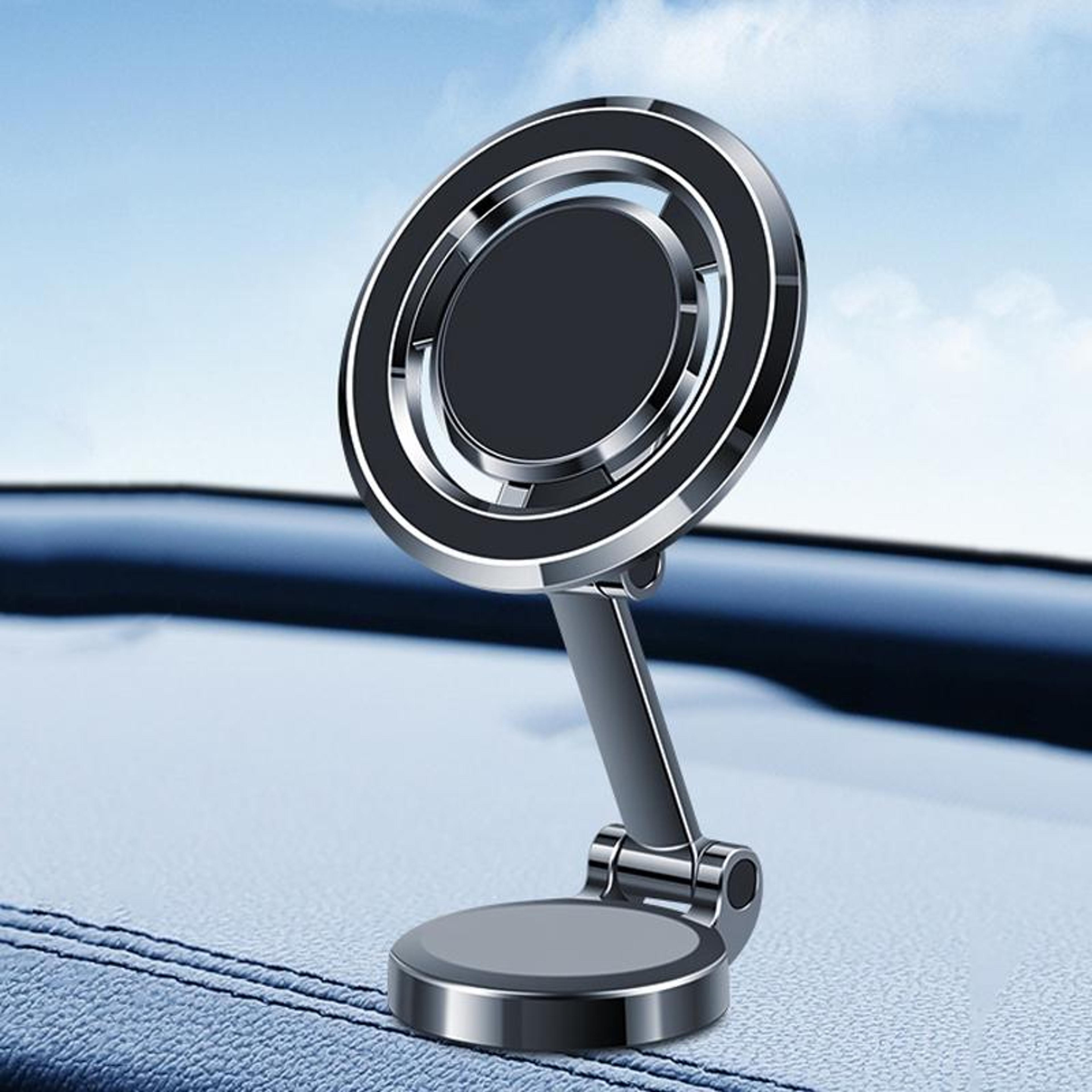 magnafold 360 magnetic car phone holder foldable dashboard mount with strong grip
