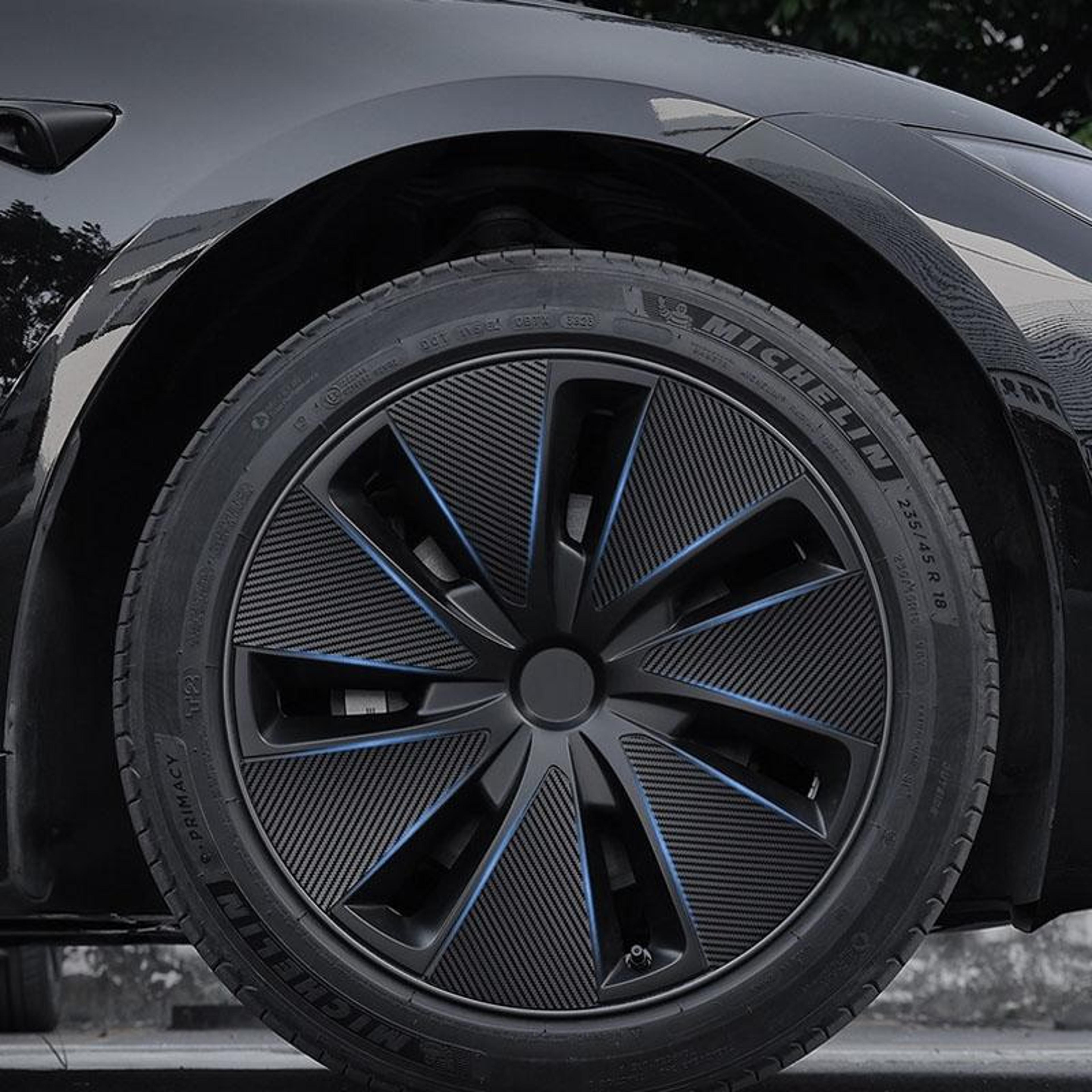 tesla model tire protection sticker kit waterproof wheel rim protective film