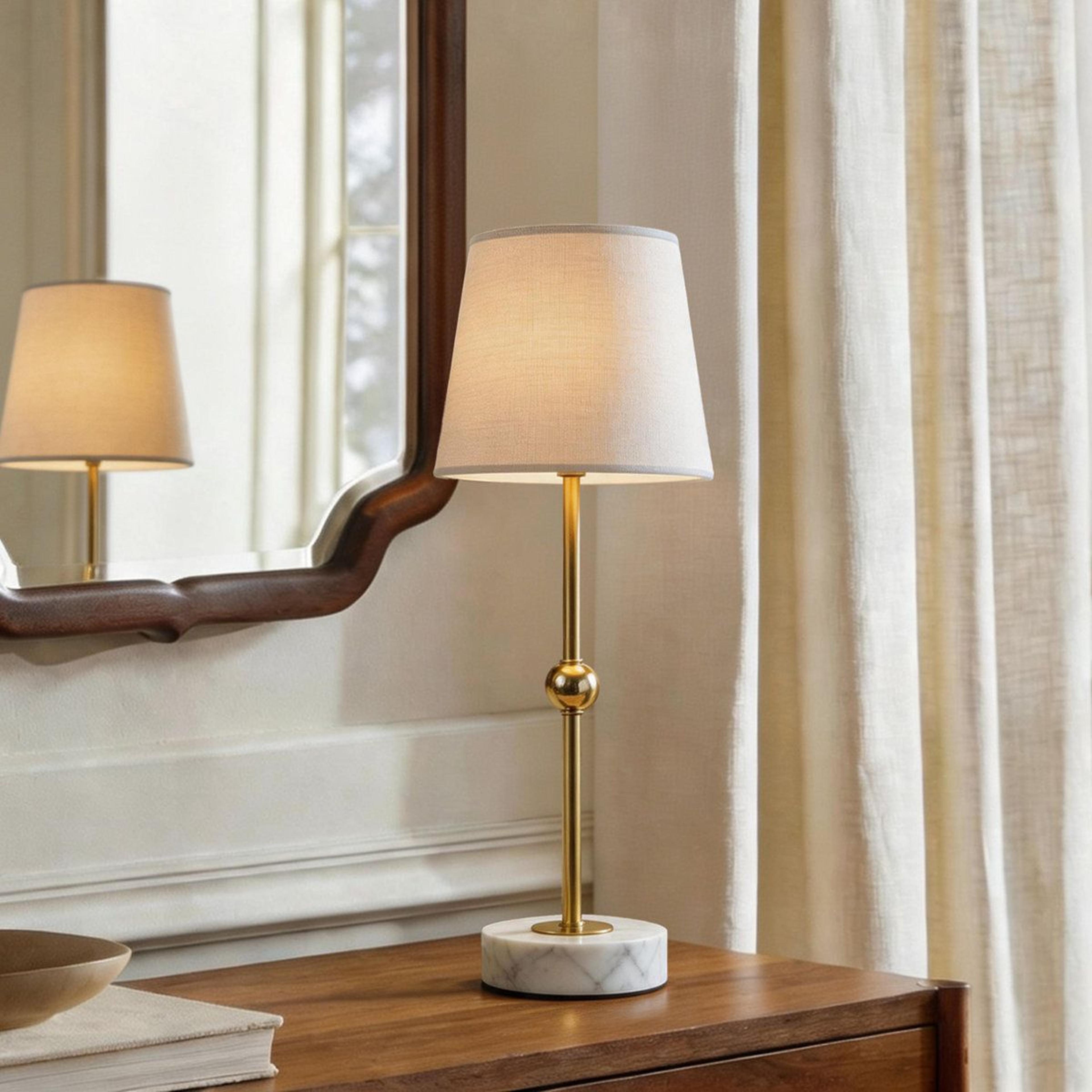 lumimarble cordless rechargeable led table lamp with touch dimming