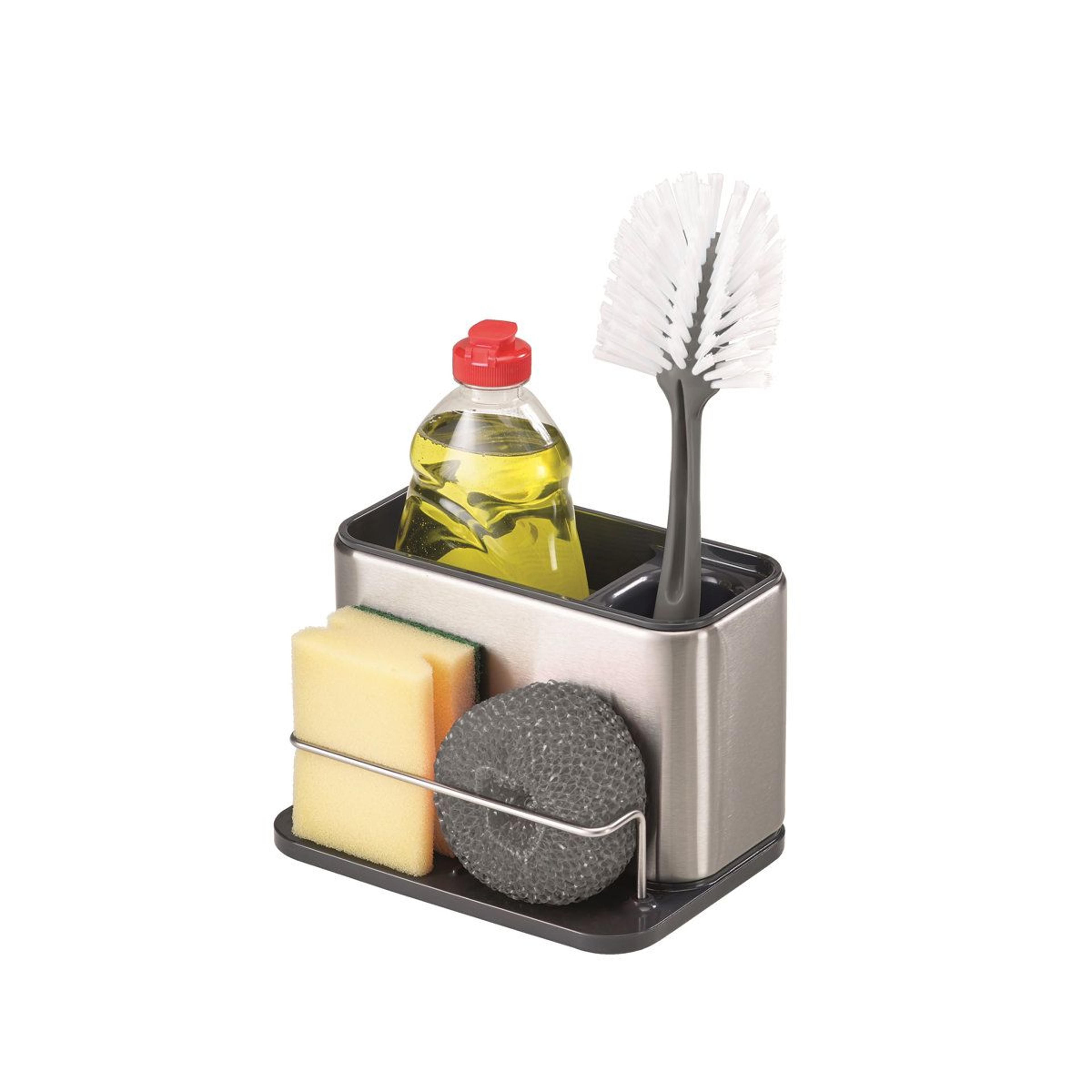 joseph joseph kitchen sink caddy with stainless steel sink organizer and sponge holder