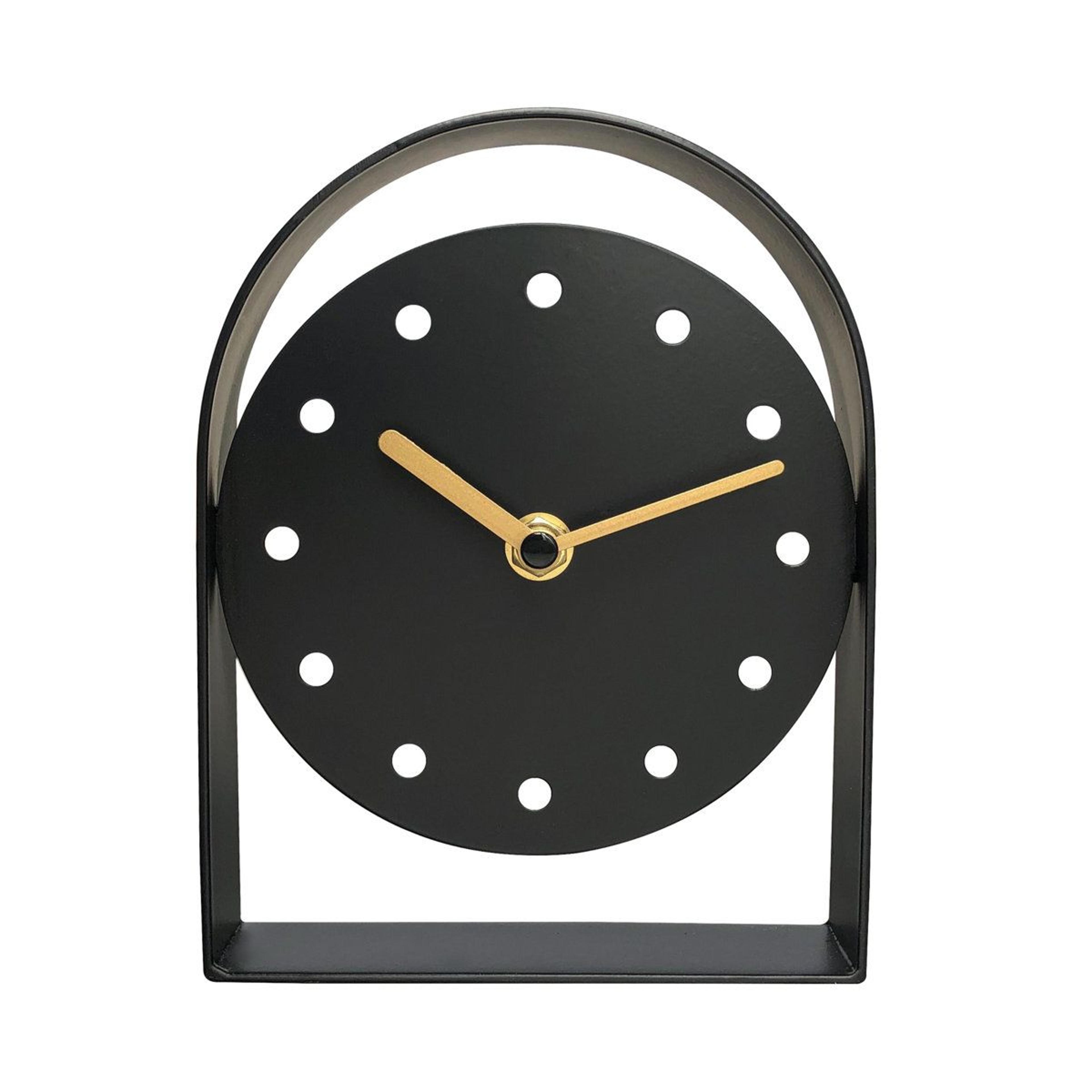 aust modern tabletop clock silent metal desk and mantel decor