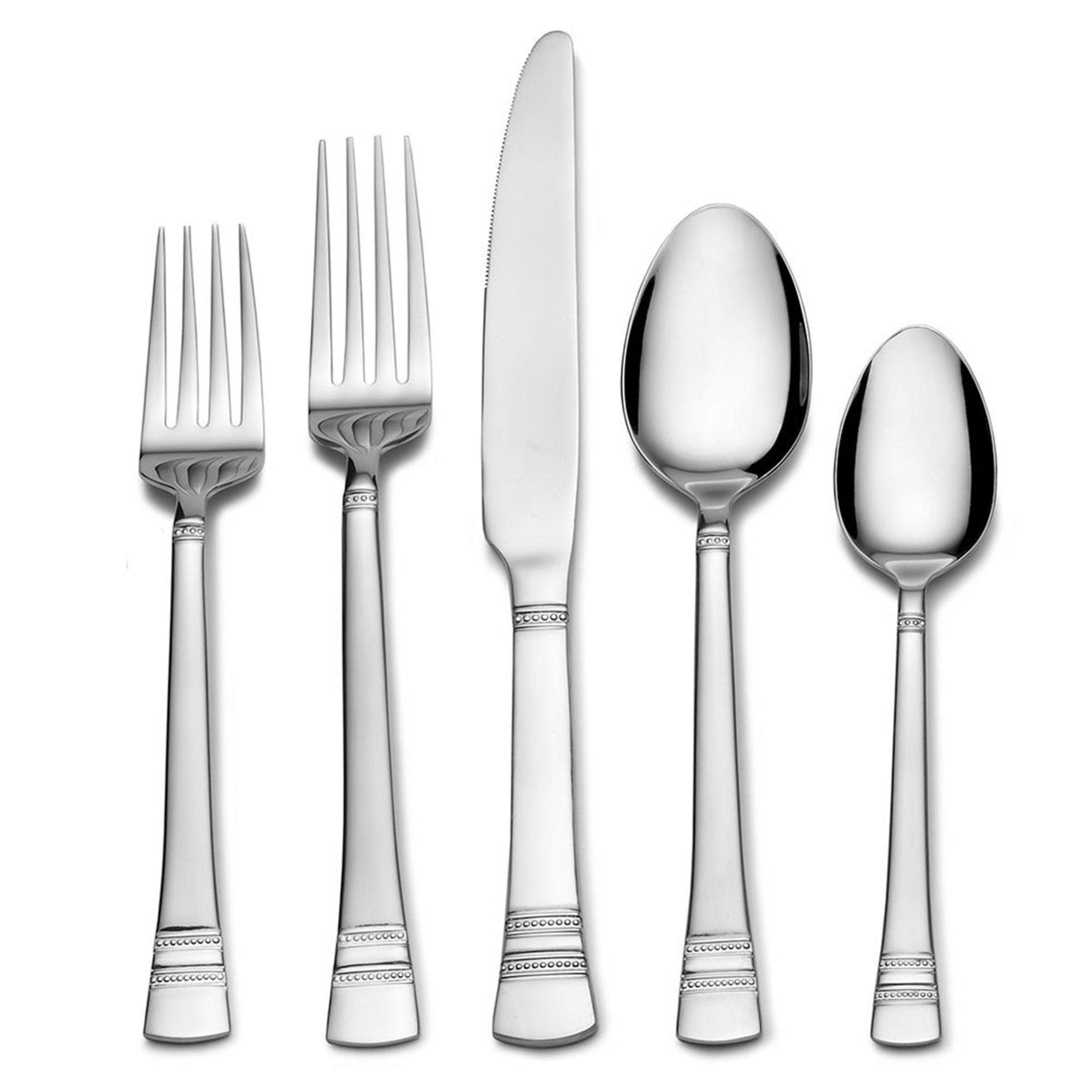 sapphire bay 20 piece stainless steel flatware set for 4