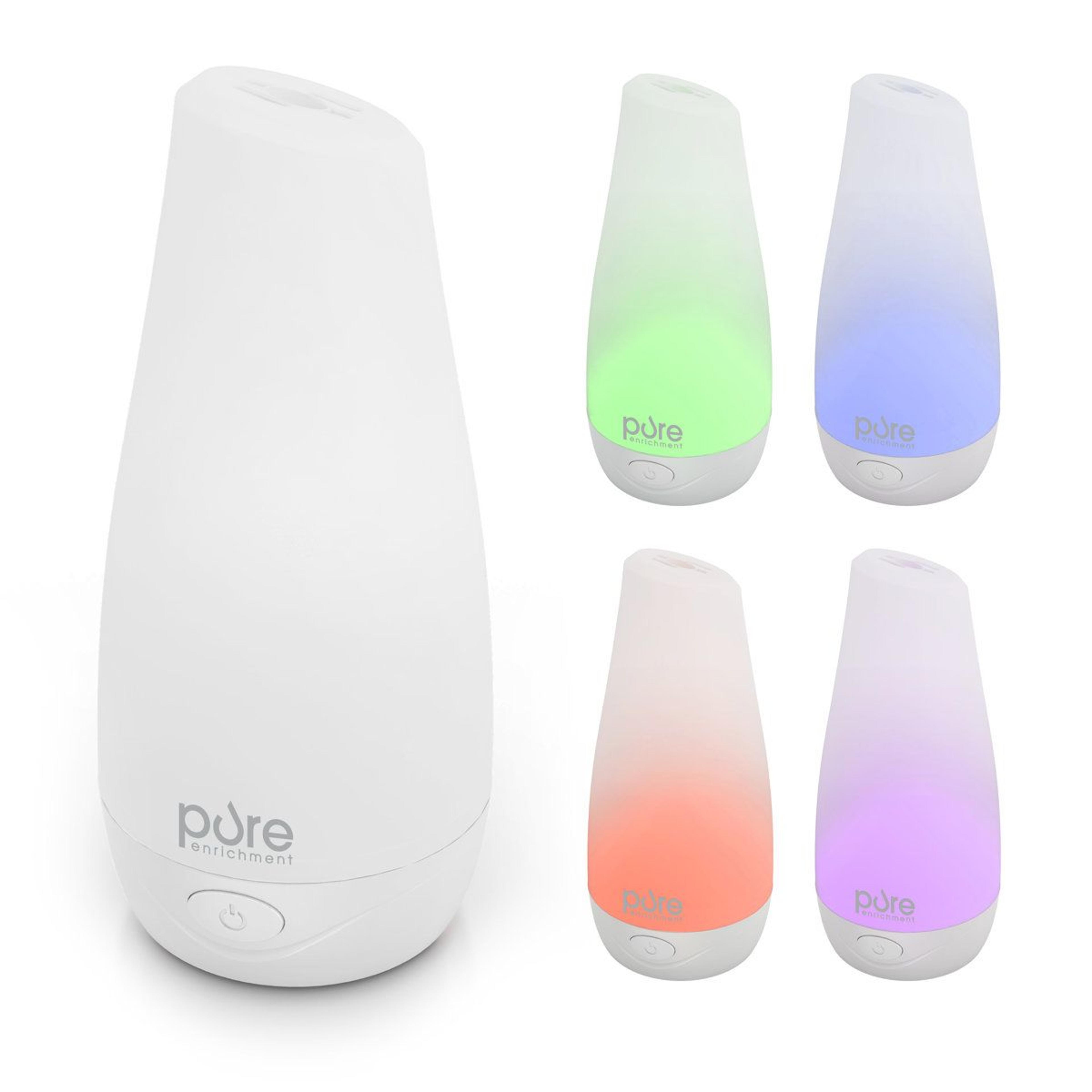 purespa 100ml essential oil diffuser with cool mist and color changing led light