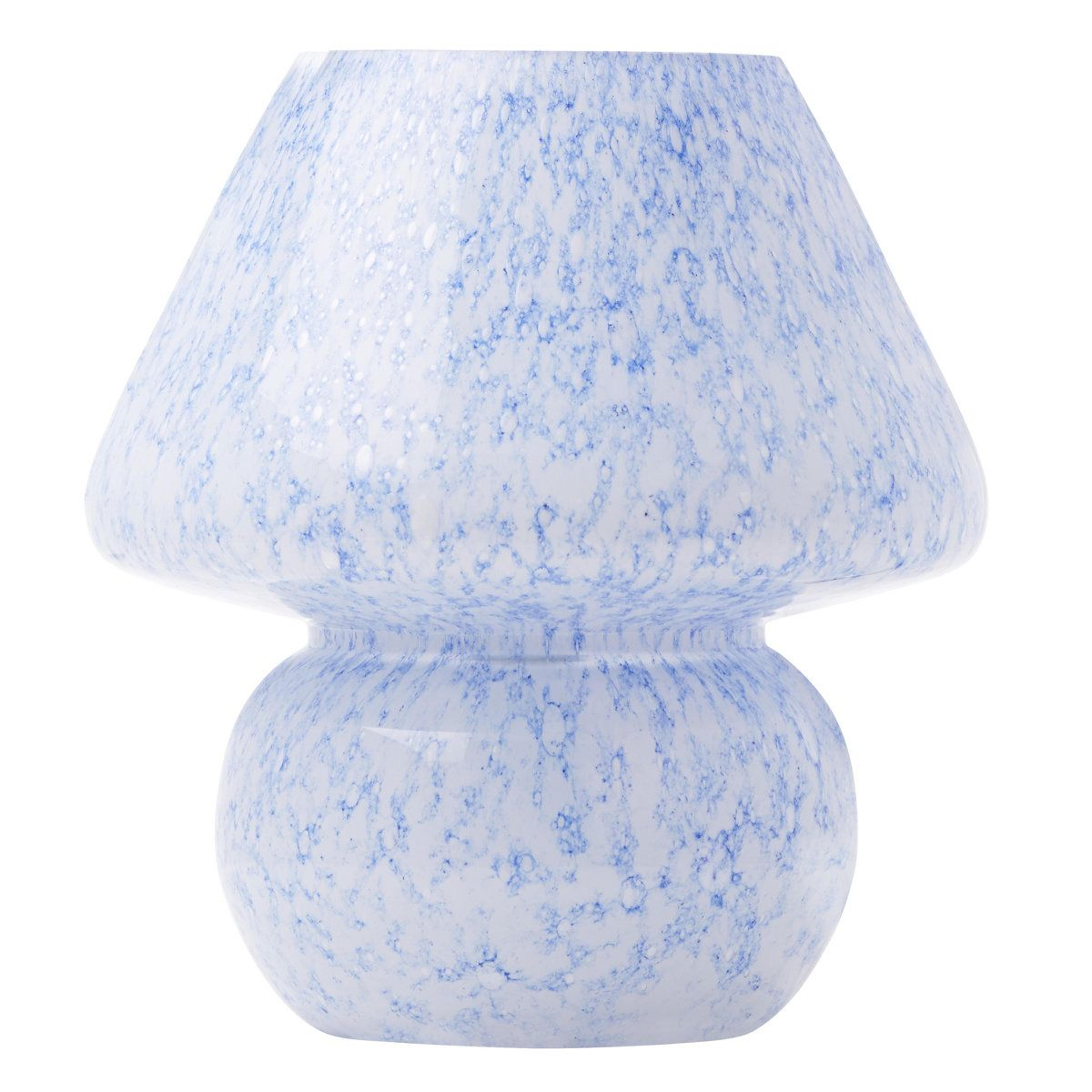 celeste glass mushroom lamp compact bedside table lamp for boho decor