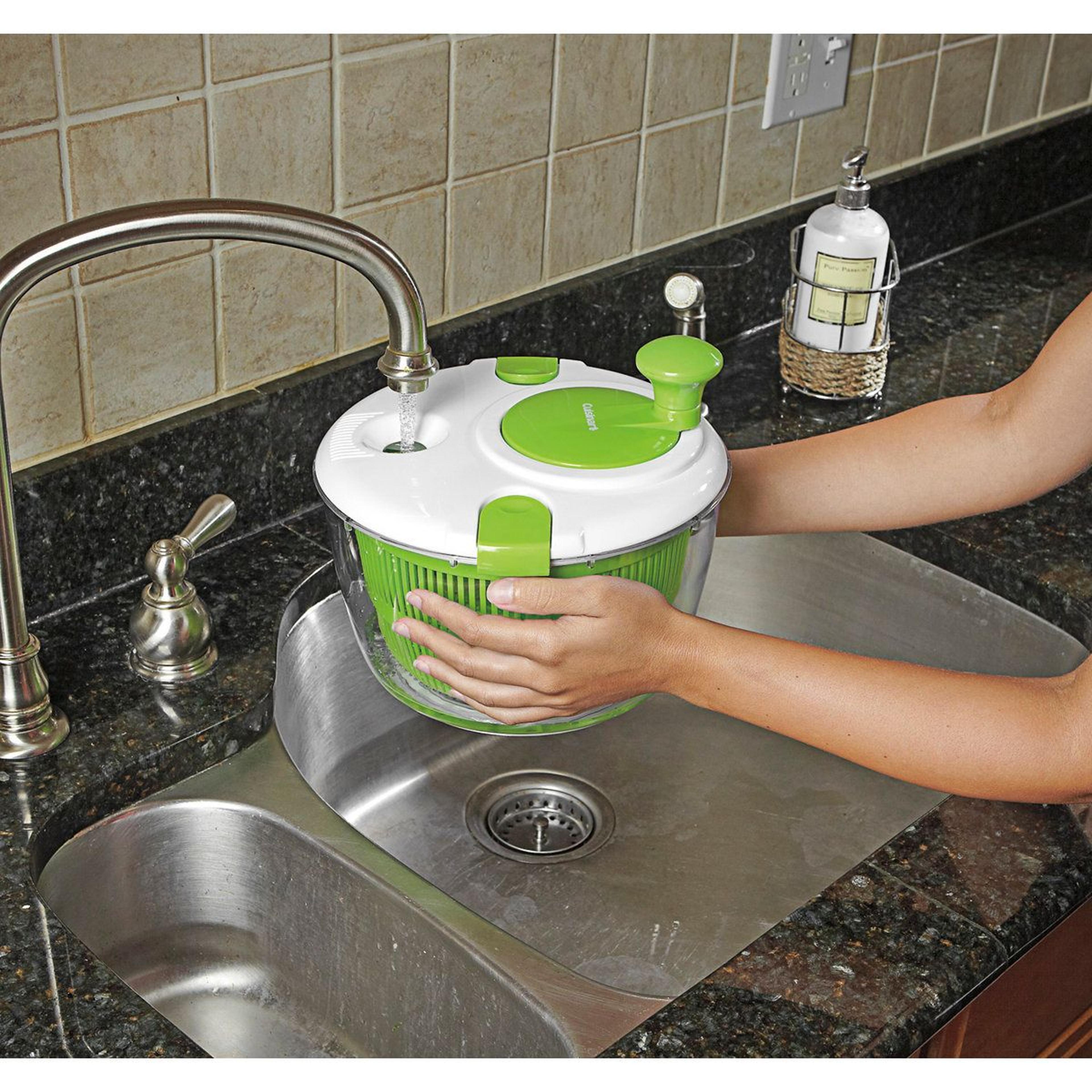cuisinart 5 quart salad spinner for greens fruit and vegetables