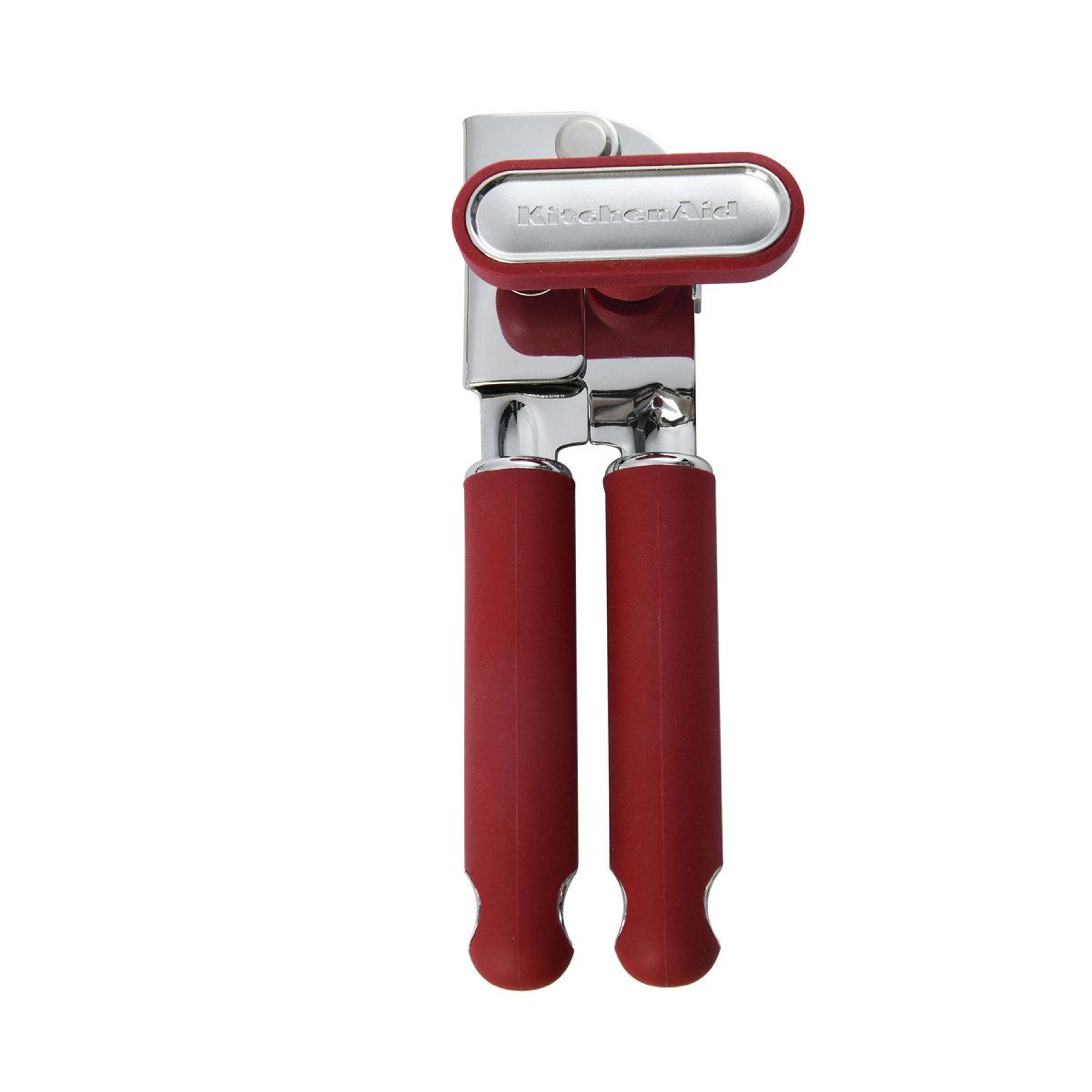 kitchenaid silicone manual can opener with magnetic lid lifter and soft grip
