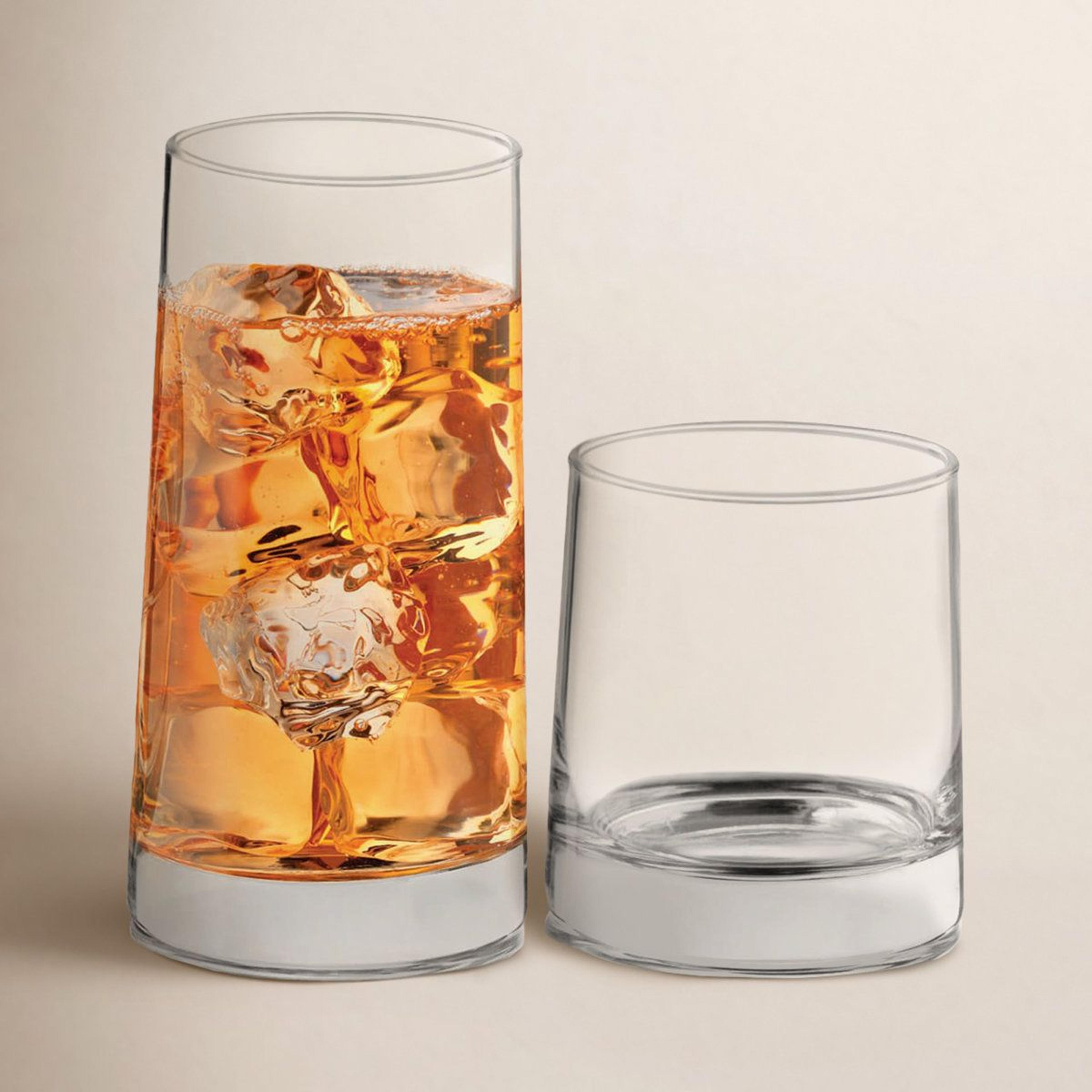 libbey cabos 16 piece drinking glasses set with tumbler and rocks glasses