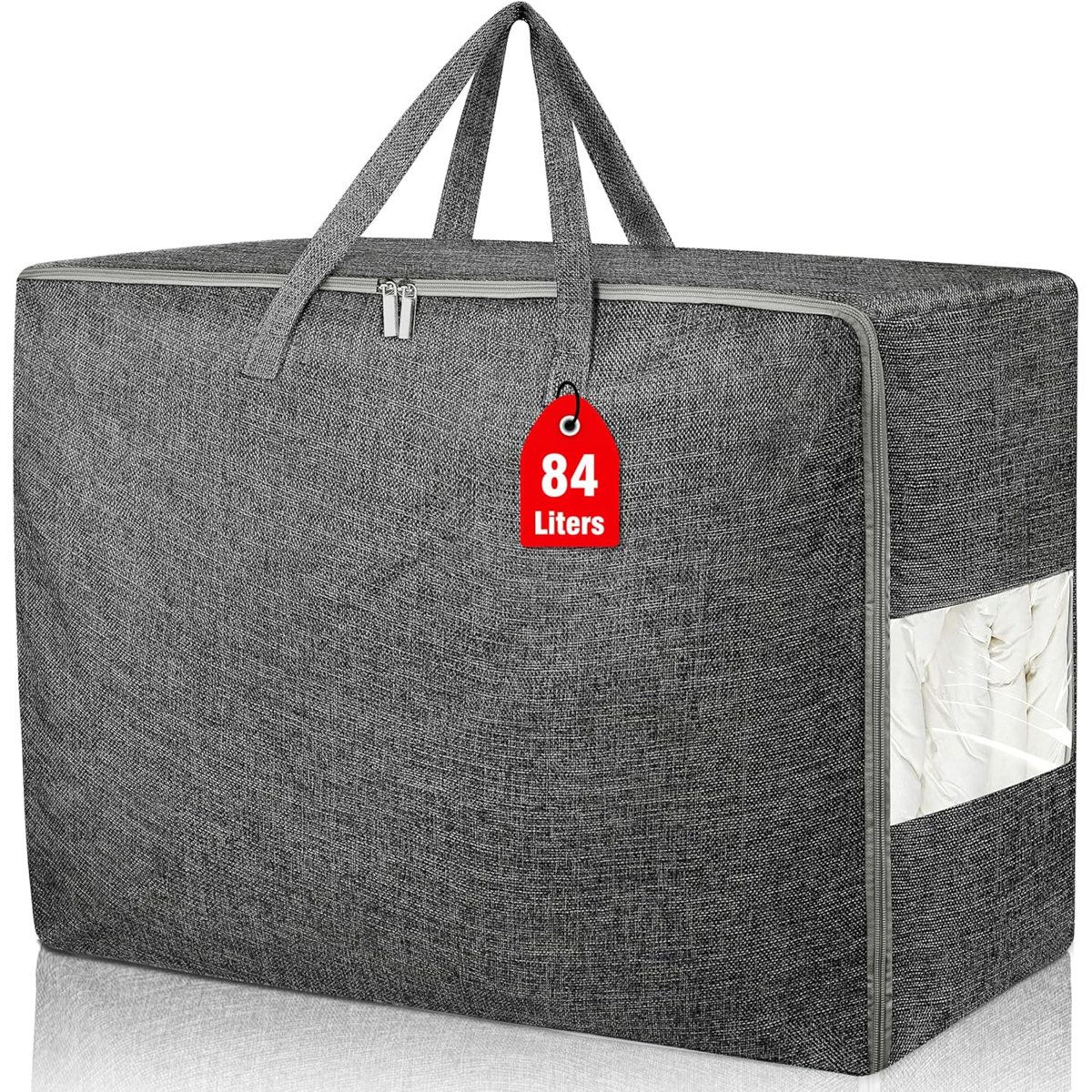 84 quart extra large storage bags for comforters clothes and moving