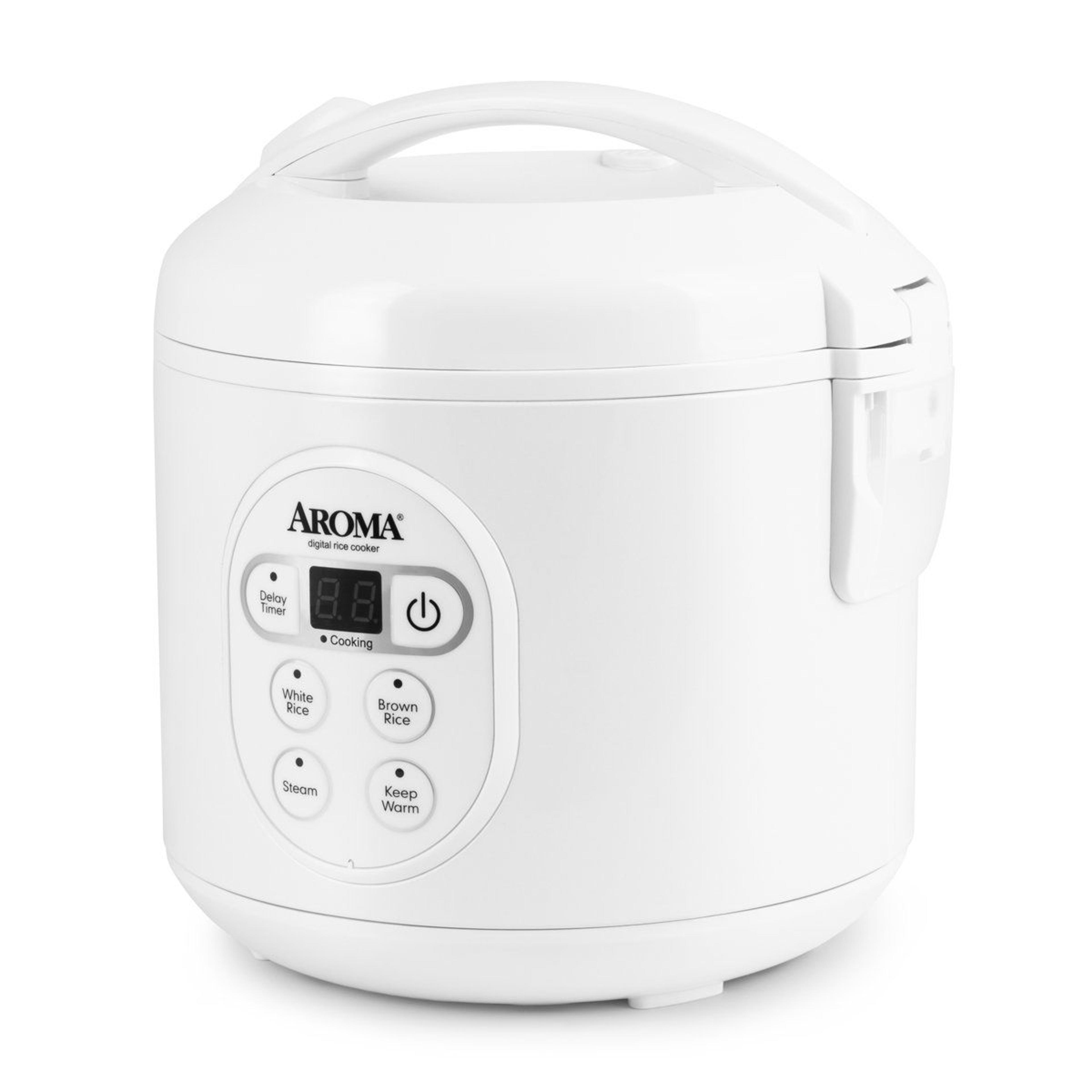 8 cup digital rice cooker and food steamer with programmable timer