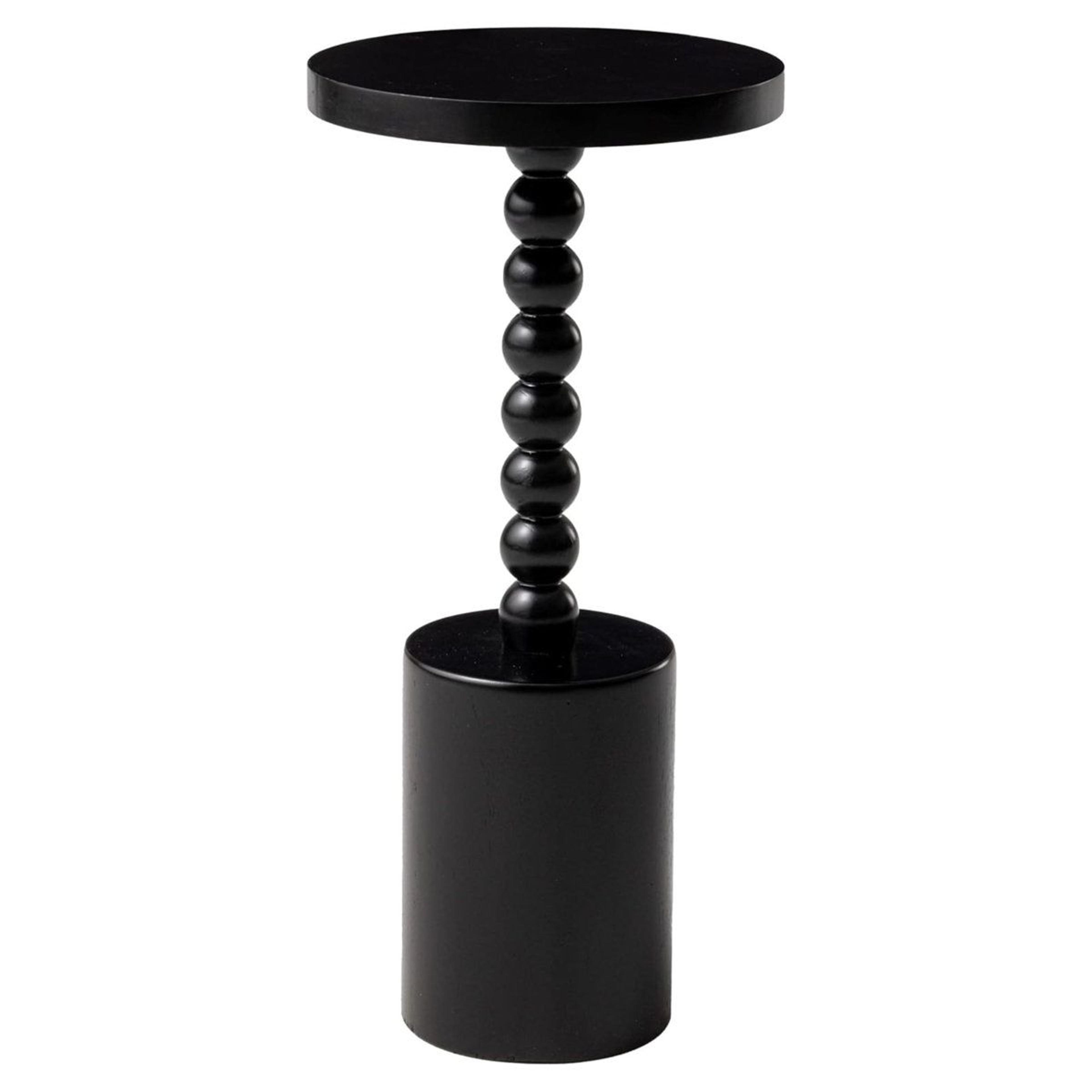 farmhouse pedestal side table round martini drink table