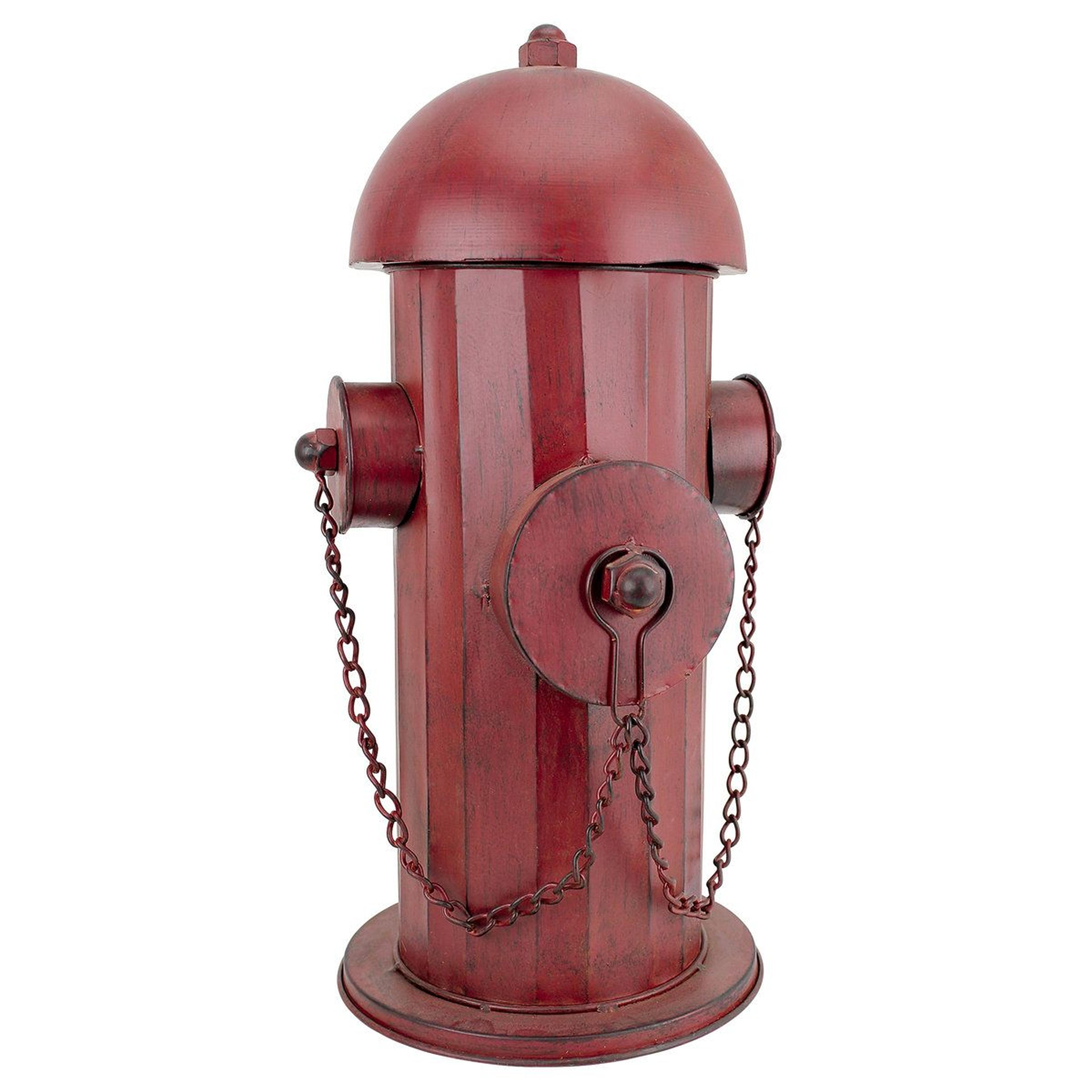 vintage metal fire hydrant statue decorative outdoor garden decor