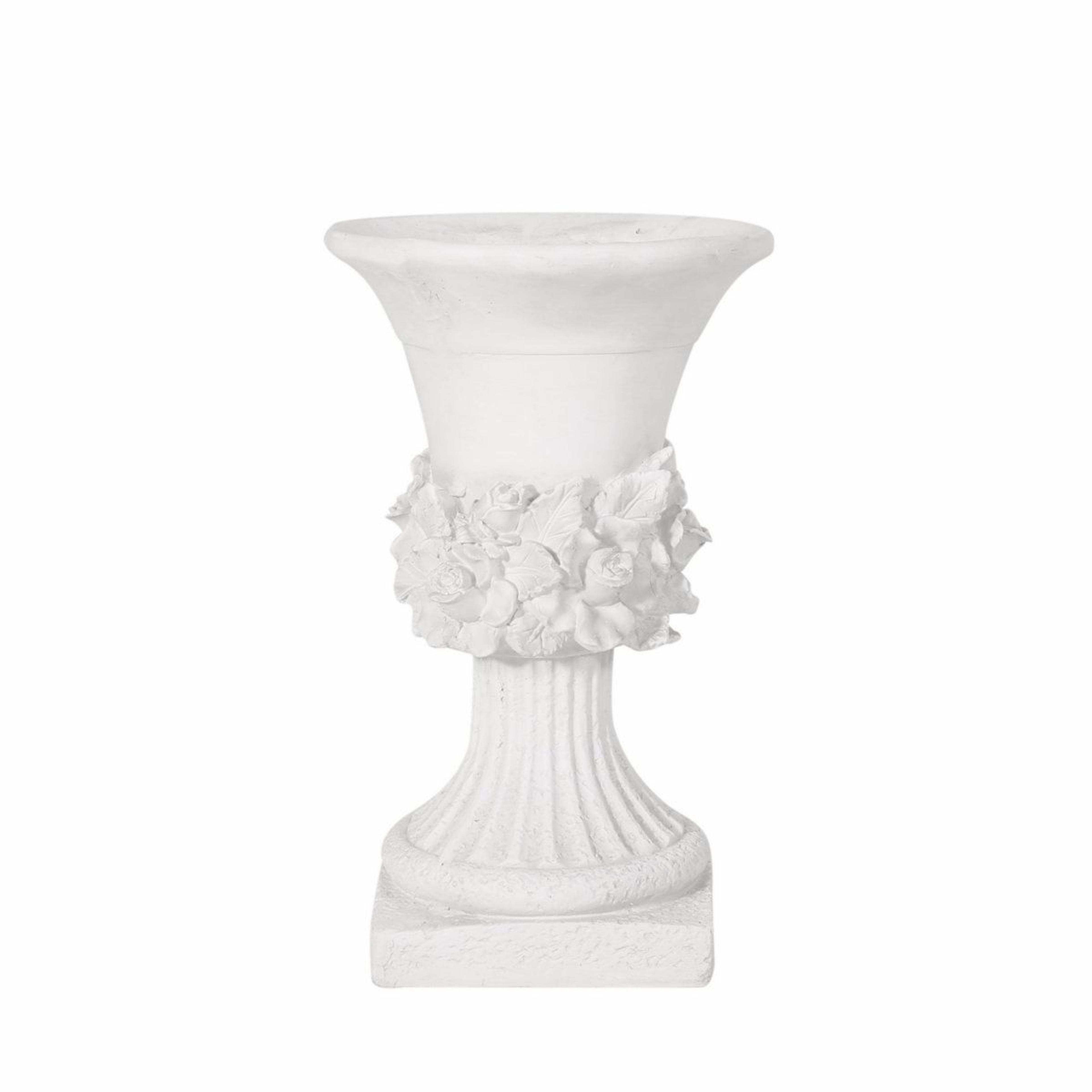 lightweight concrete urn planter weatherproof outdoor decorative planter for patio & garden