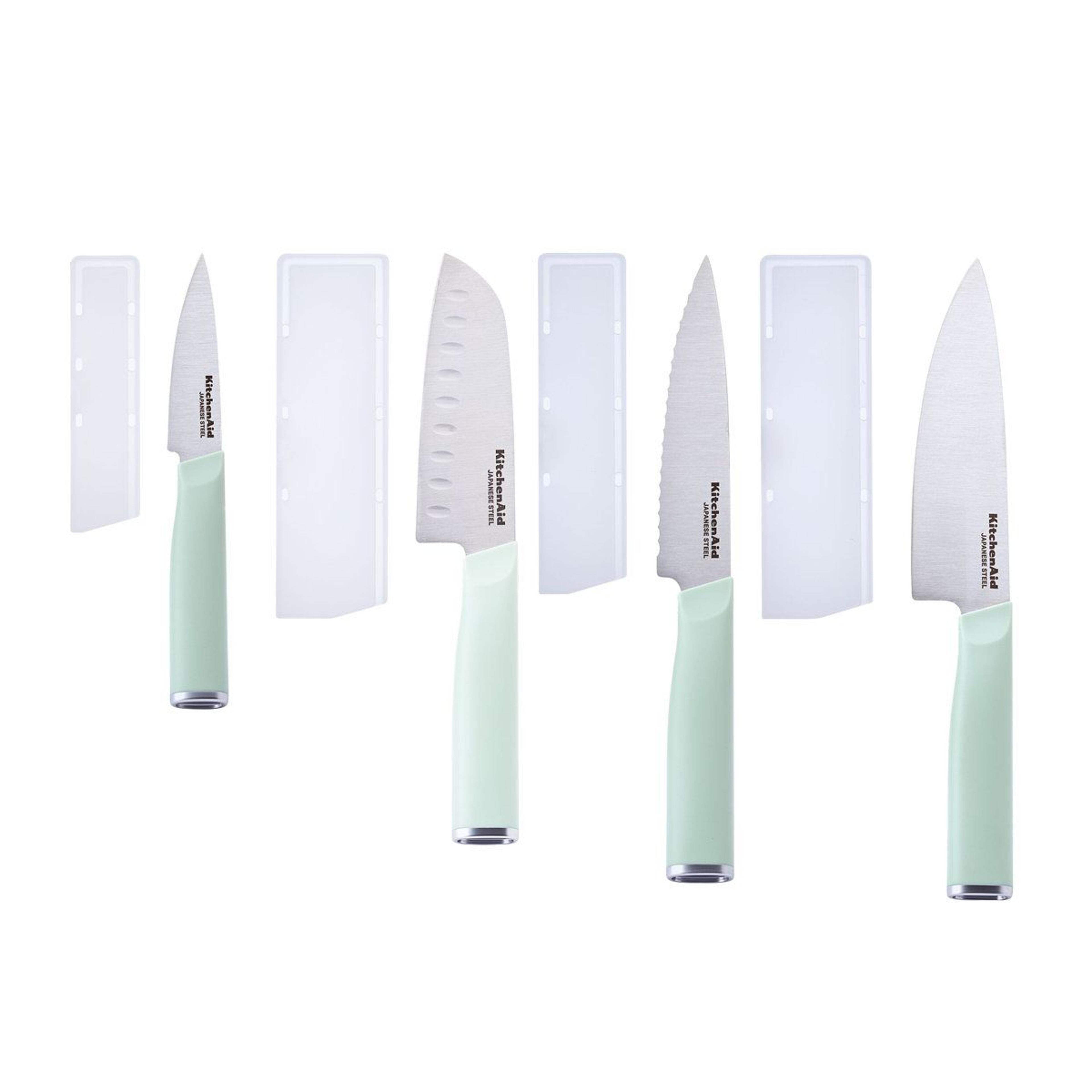 classic 4-piece kitchen knife set with protective sheaths