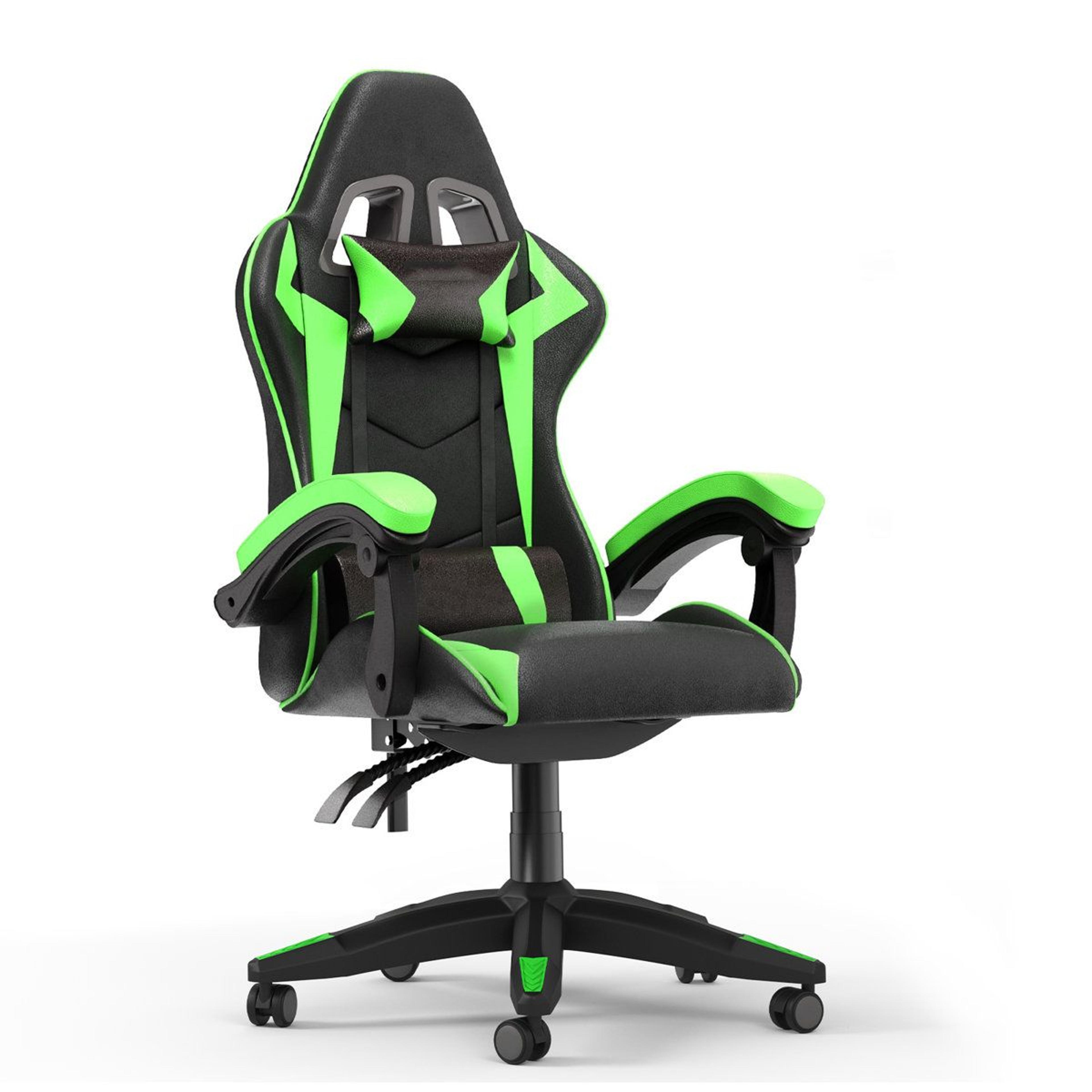 stephen ergonomic gaming chair adjustable reclining pc & racing seat