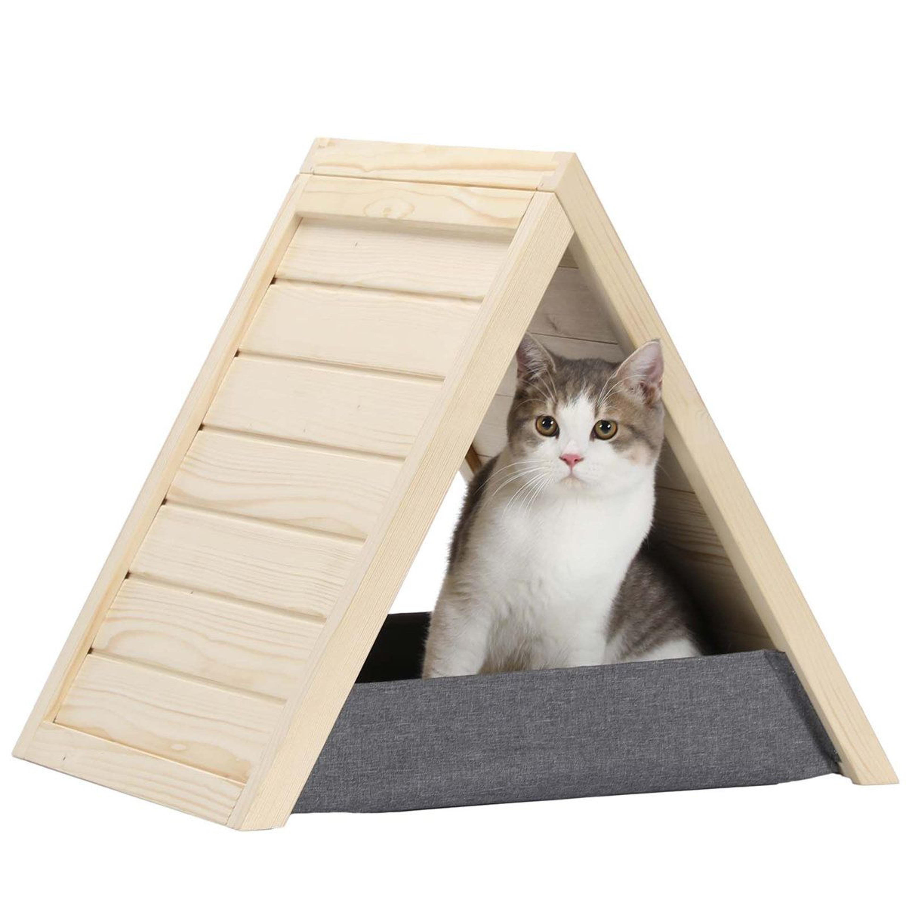 portable cat house foldable cat scratcher lounge & furniture protector