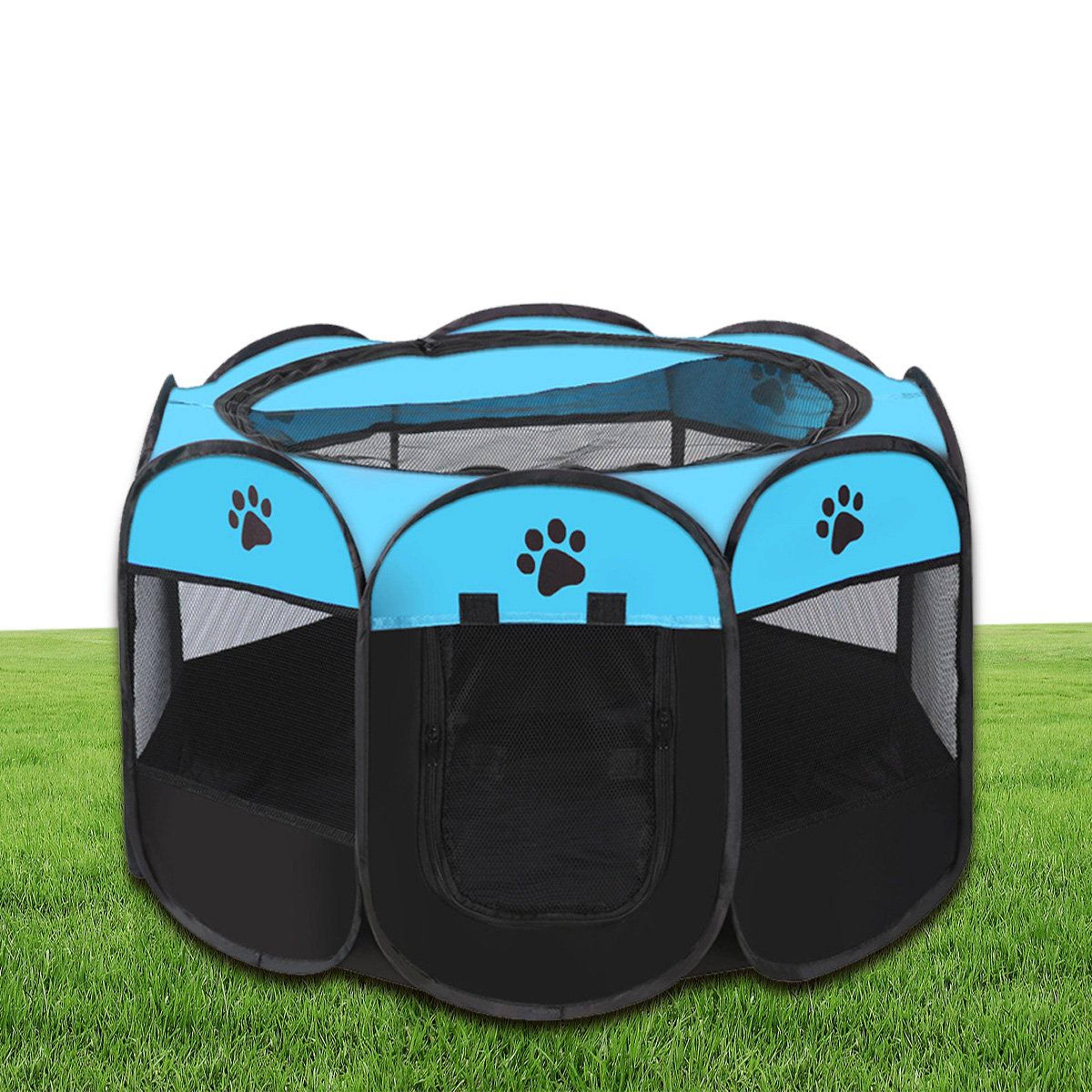 foldable portable pet playpen indoor outdoor dog tent and collapsible cat enclosure