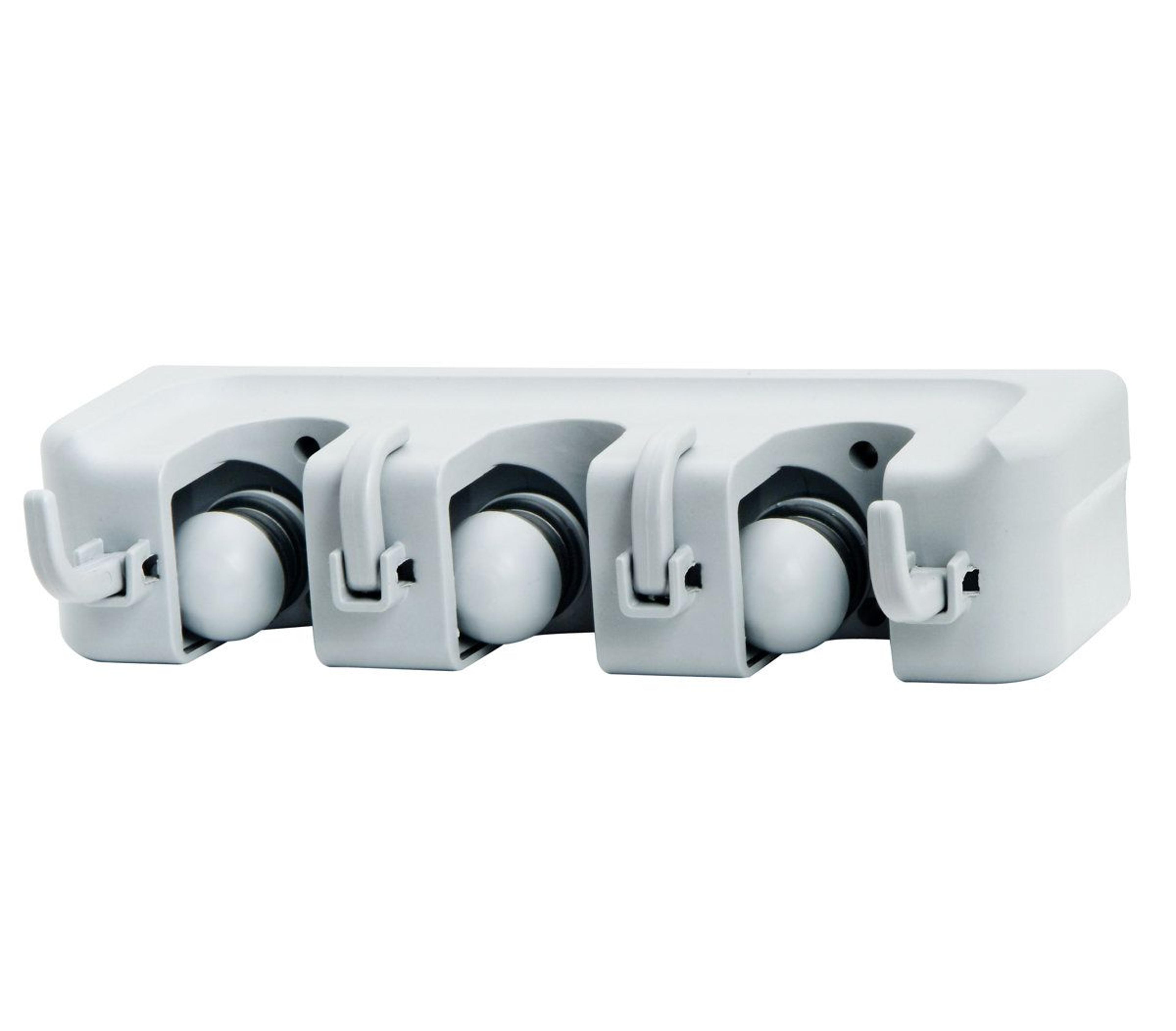 space saving mop and broom wall organizer holder