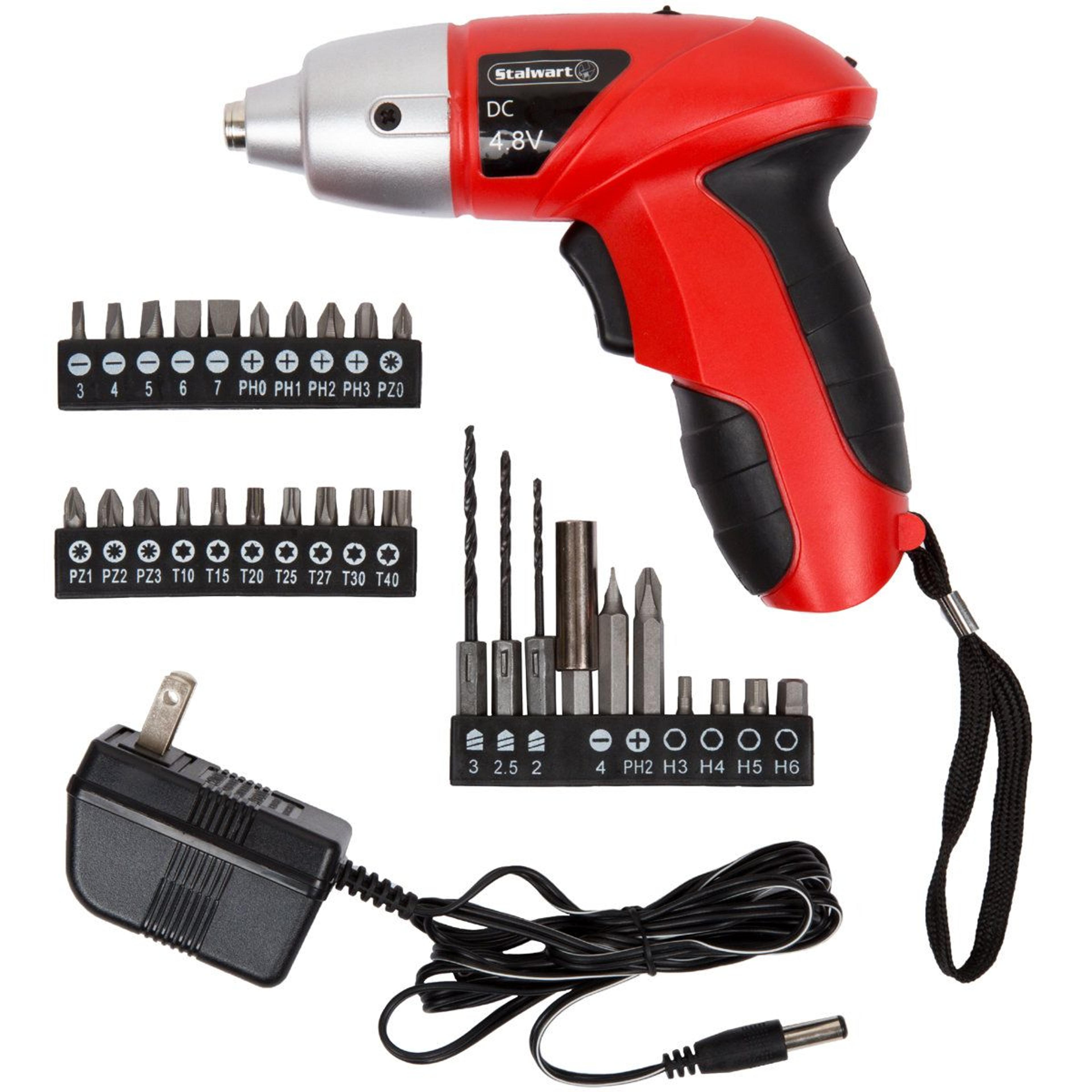 25 piece cordless screwdriver set electric screwdriver