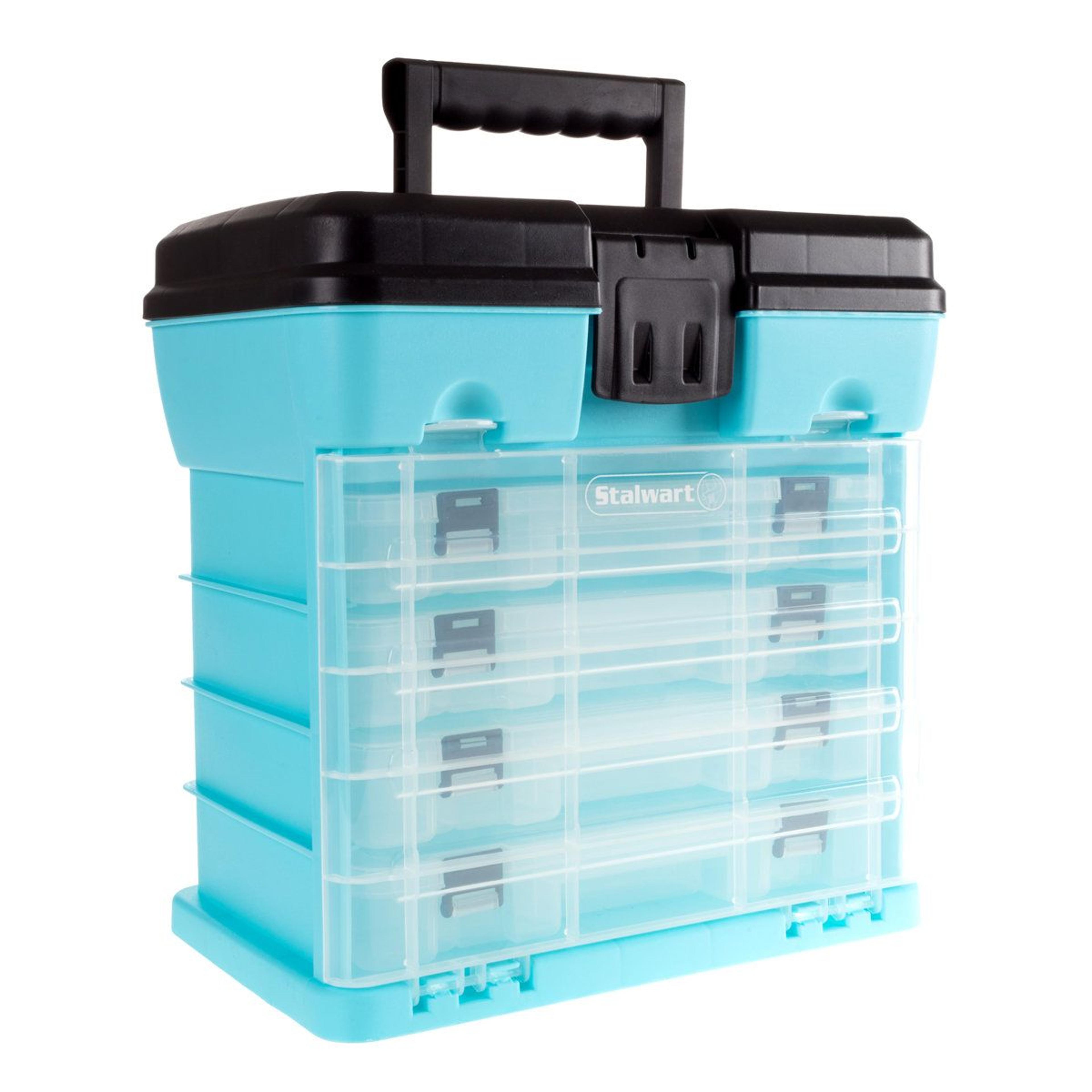 portable tool box and small parts organizer for smart storage