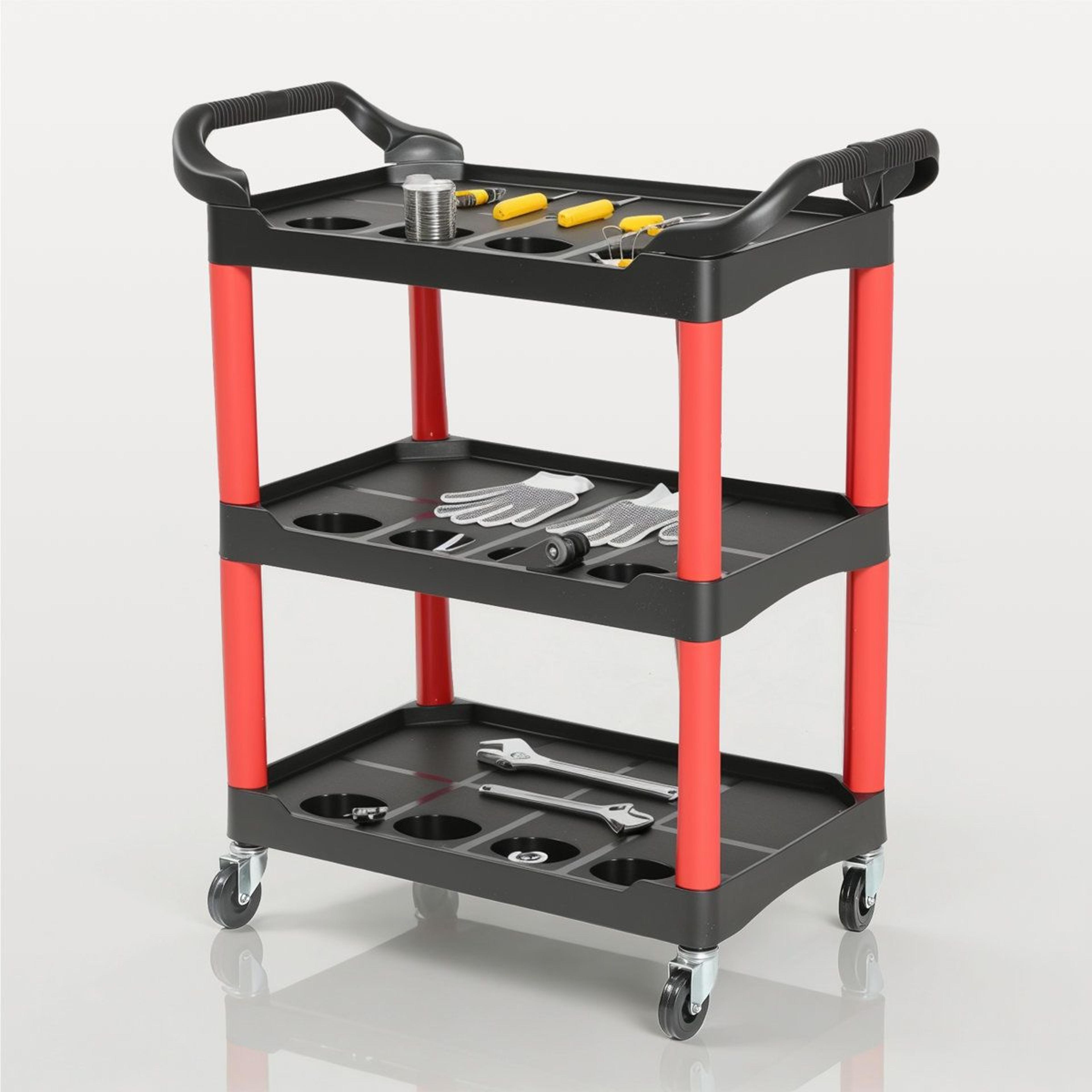 heavy duty rolling detailing cart