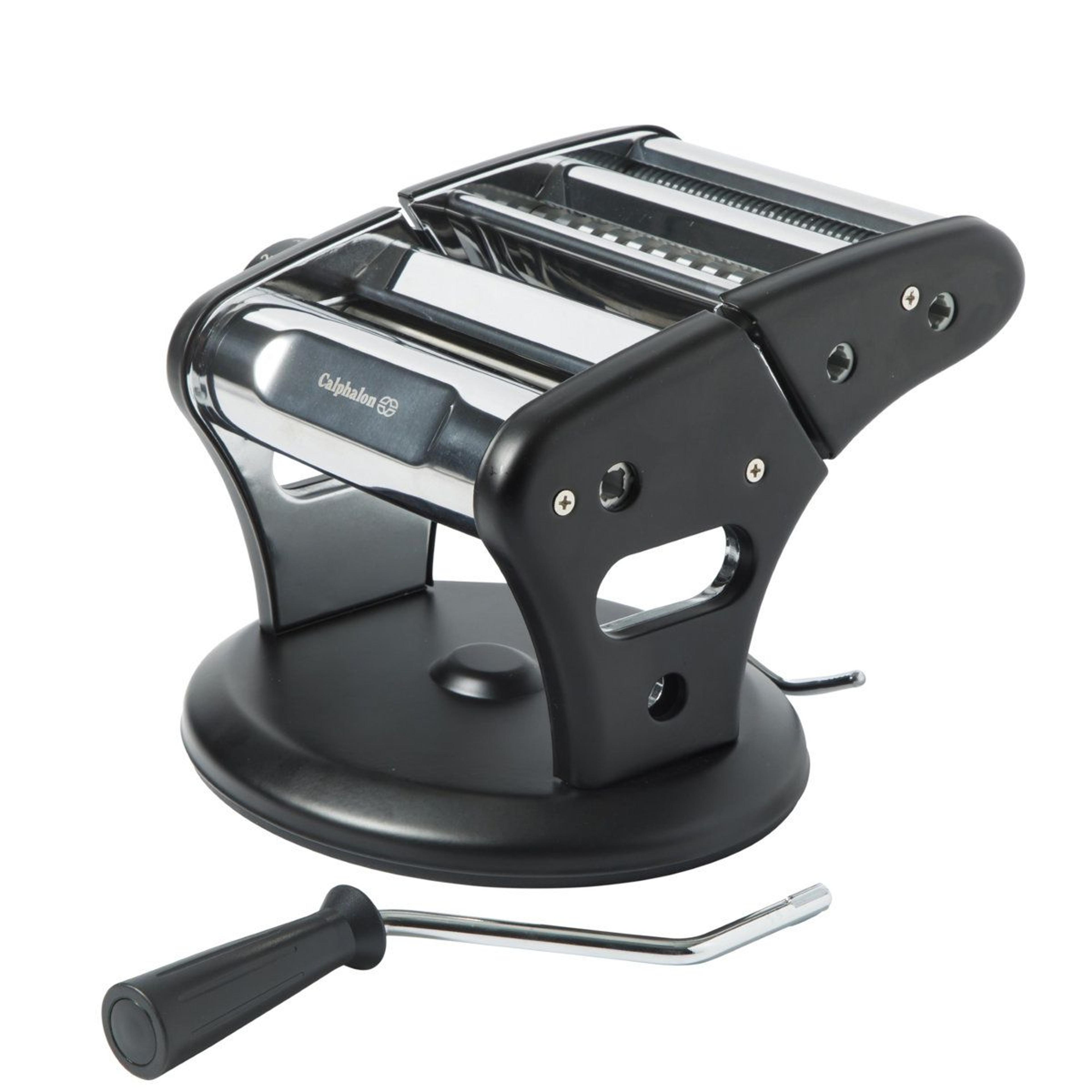 heavy duty manual pasta maker stainless steel pasta machine with adjustable roller and dual cutter