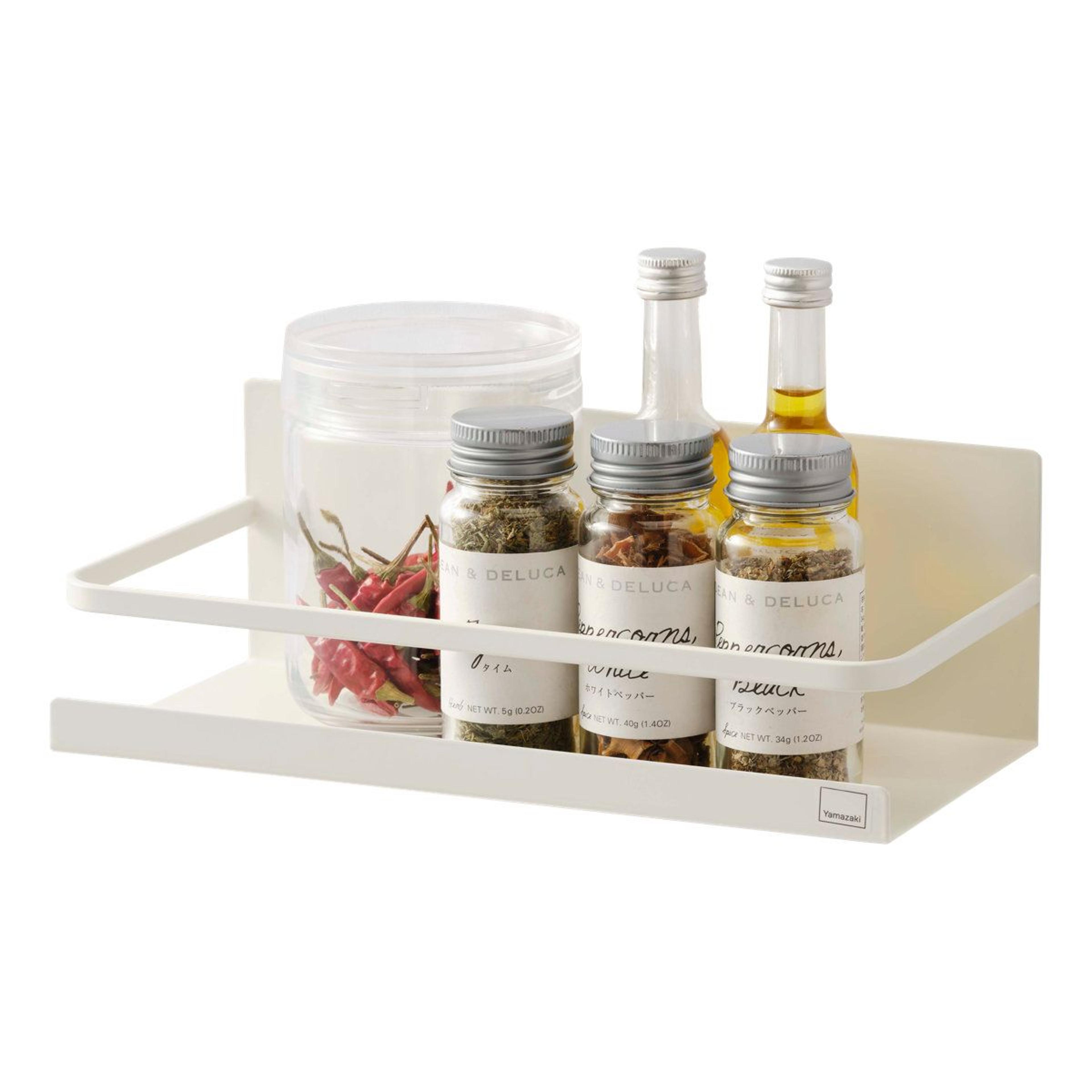 space saving magnetic spice rack steel fridge organizer shelf