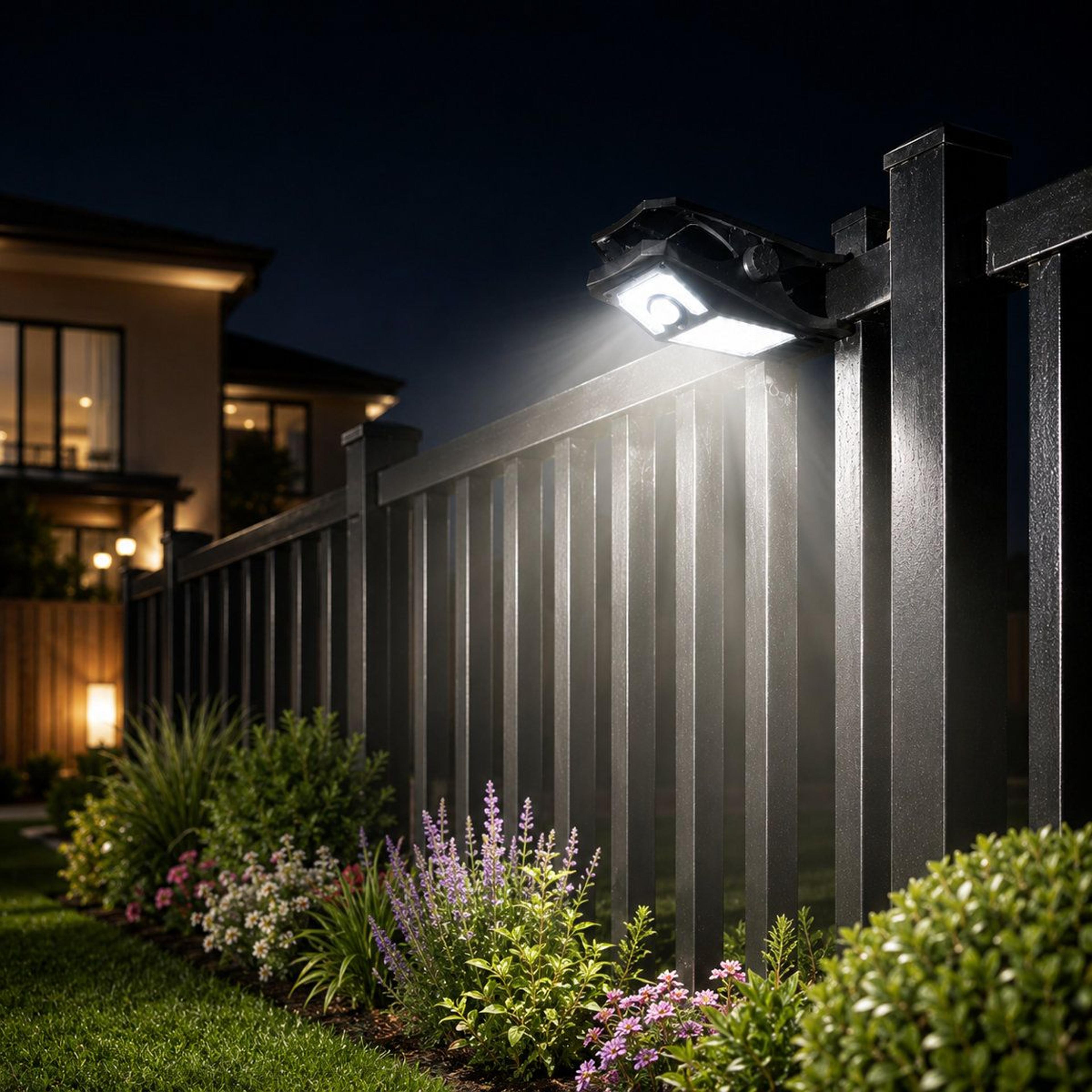 45 led solar motion sensor light waterproof clip on outdoor security light