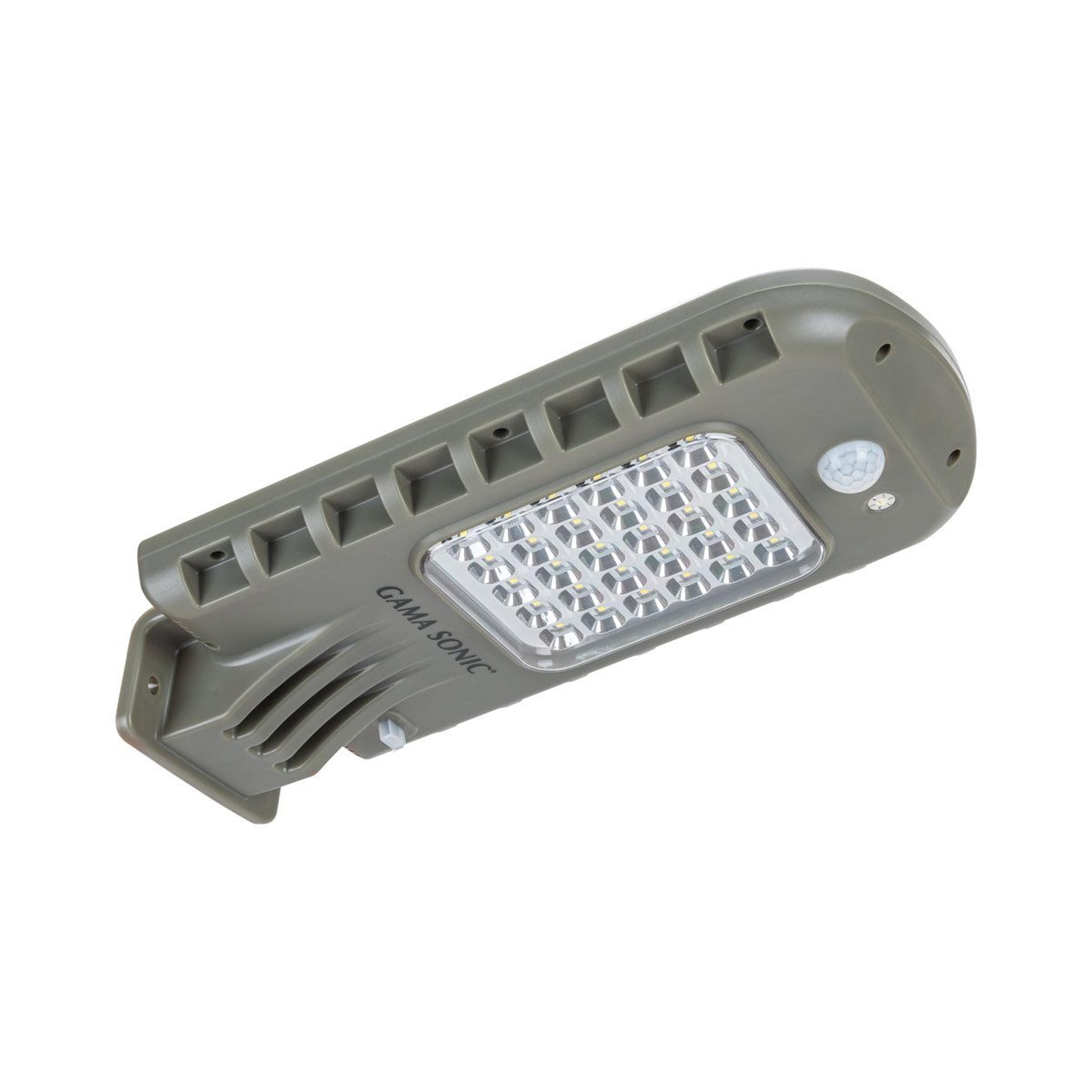 810 lumen solar security light with motion sensor and dusk to dawn timer