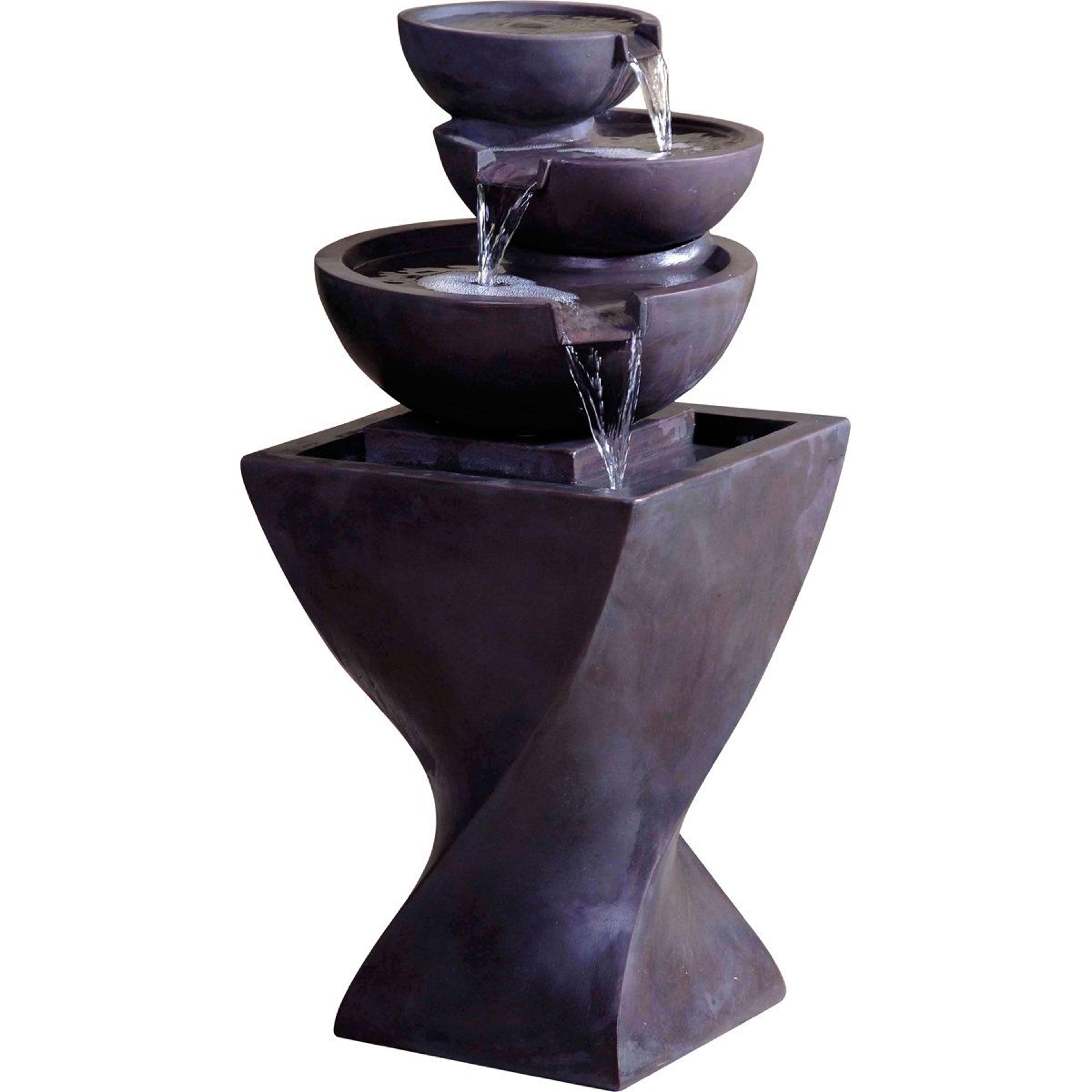 palmetto bluff tiered indoor water fountain modern cascade decor