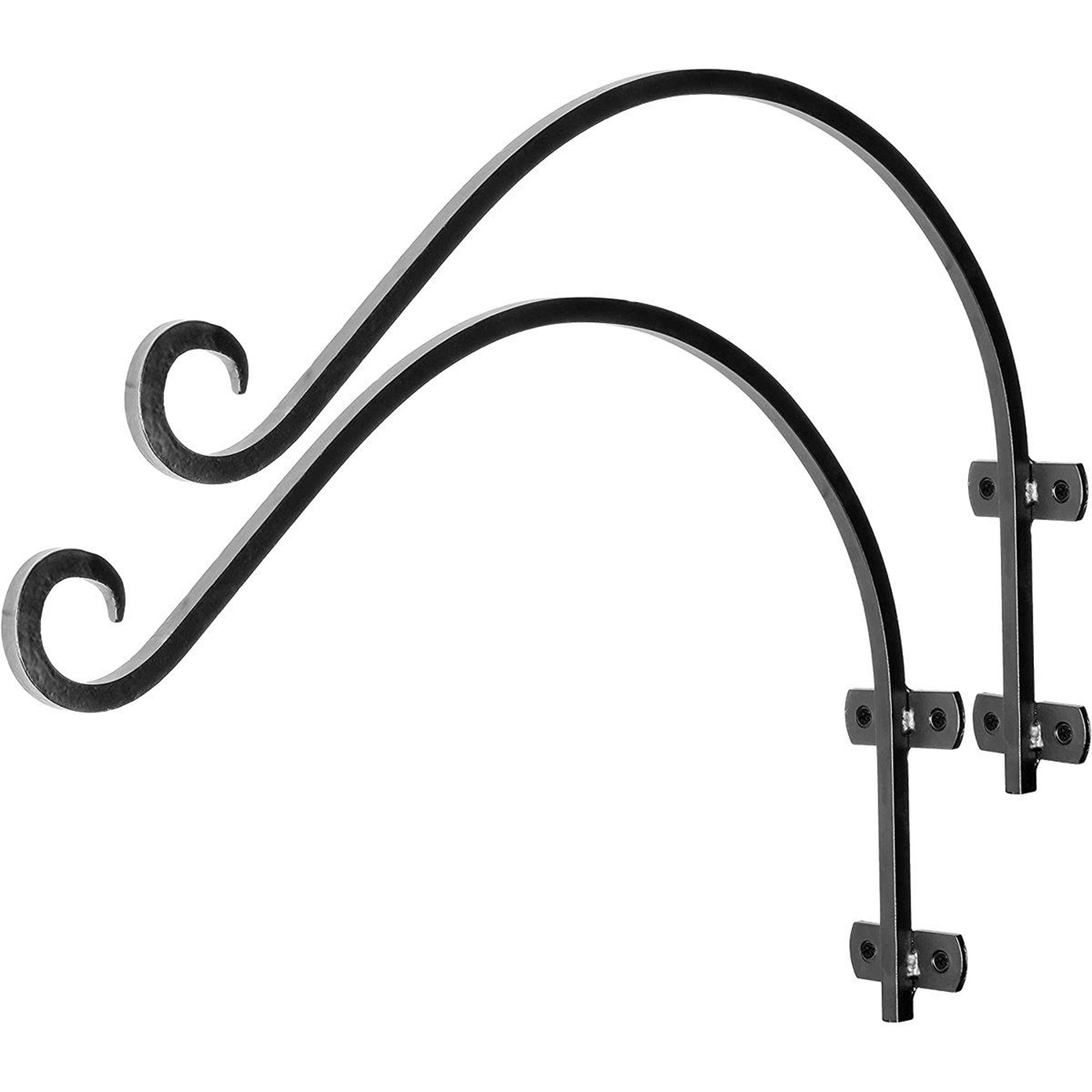 wall mount plant hooks heavy duty metal hanging brackets set of 2