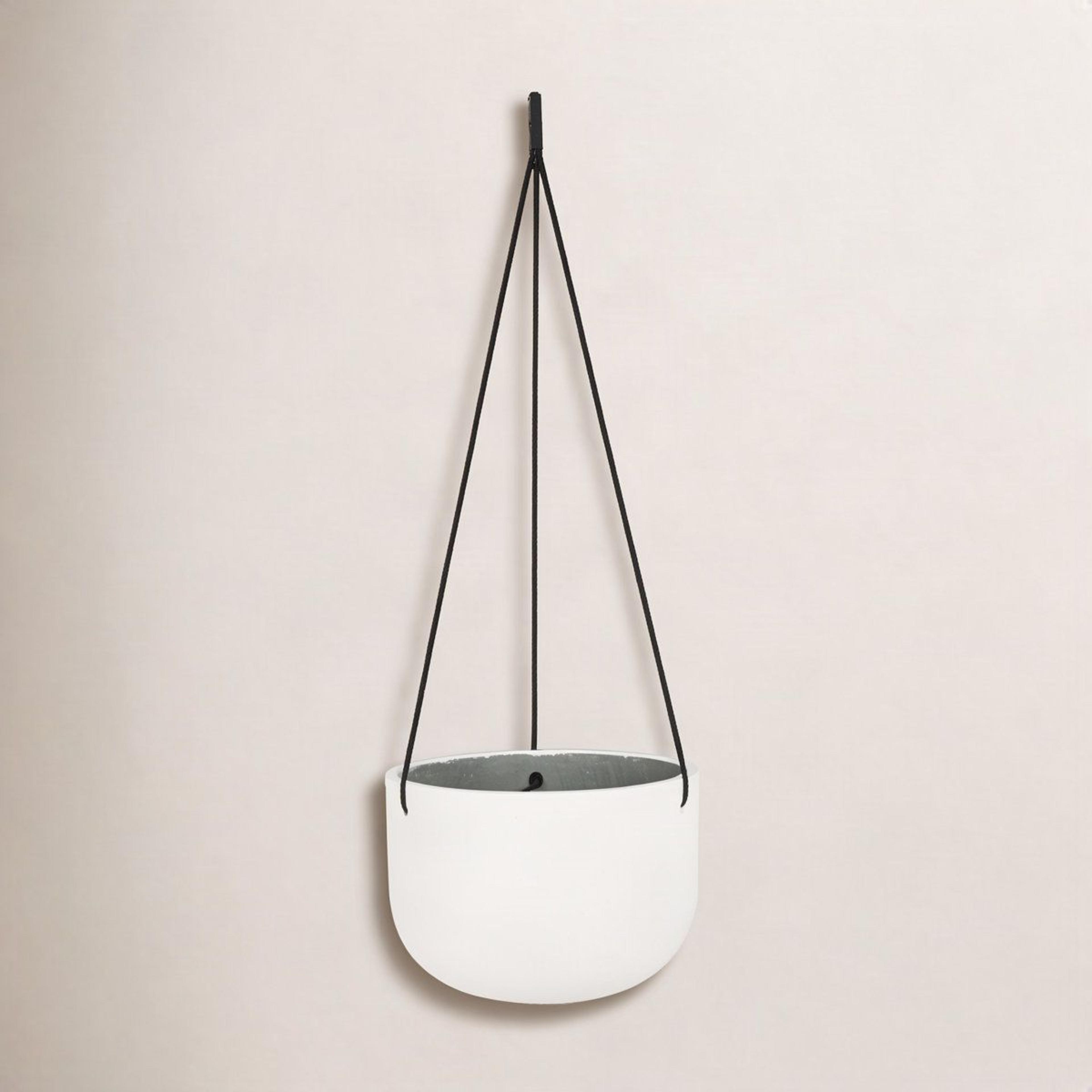 hanging planter modern round hanging planter for indoor outdoor decor
