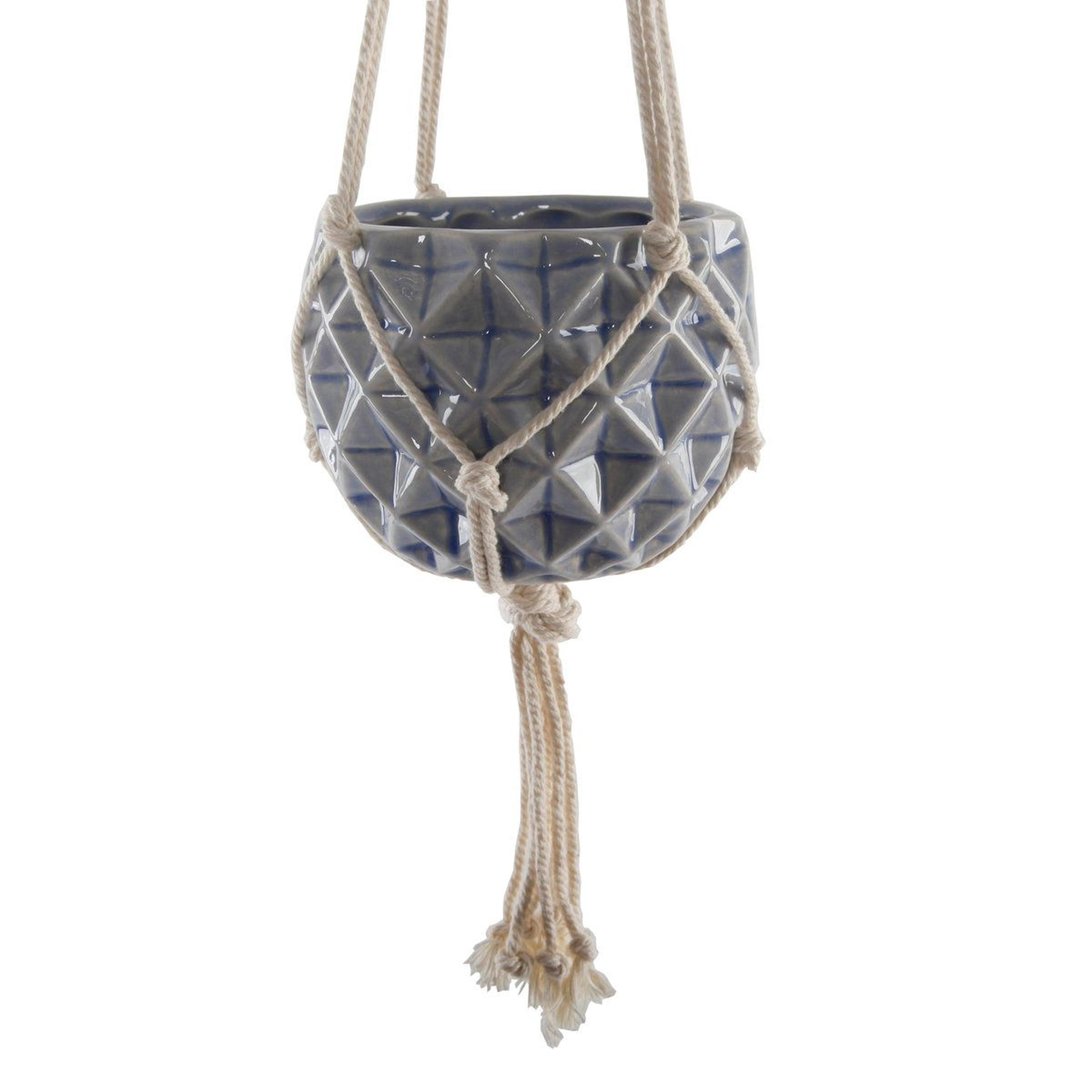 odyssey handmade ceramic hanging planter indoor plant hanger