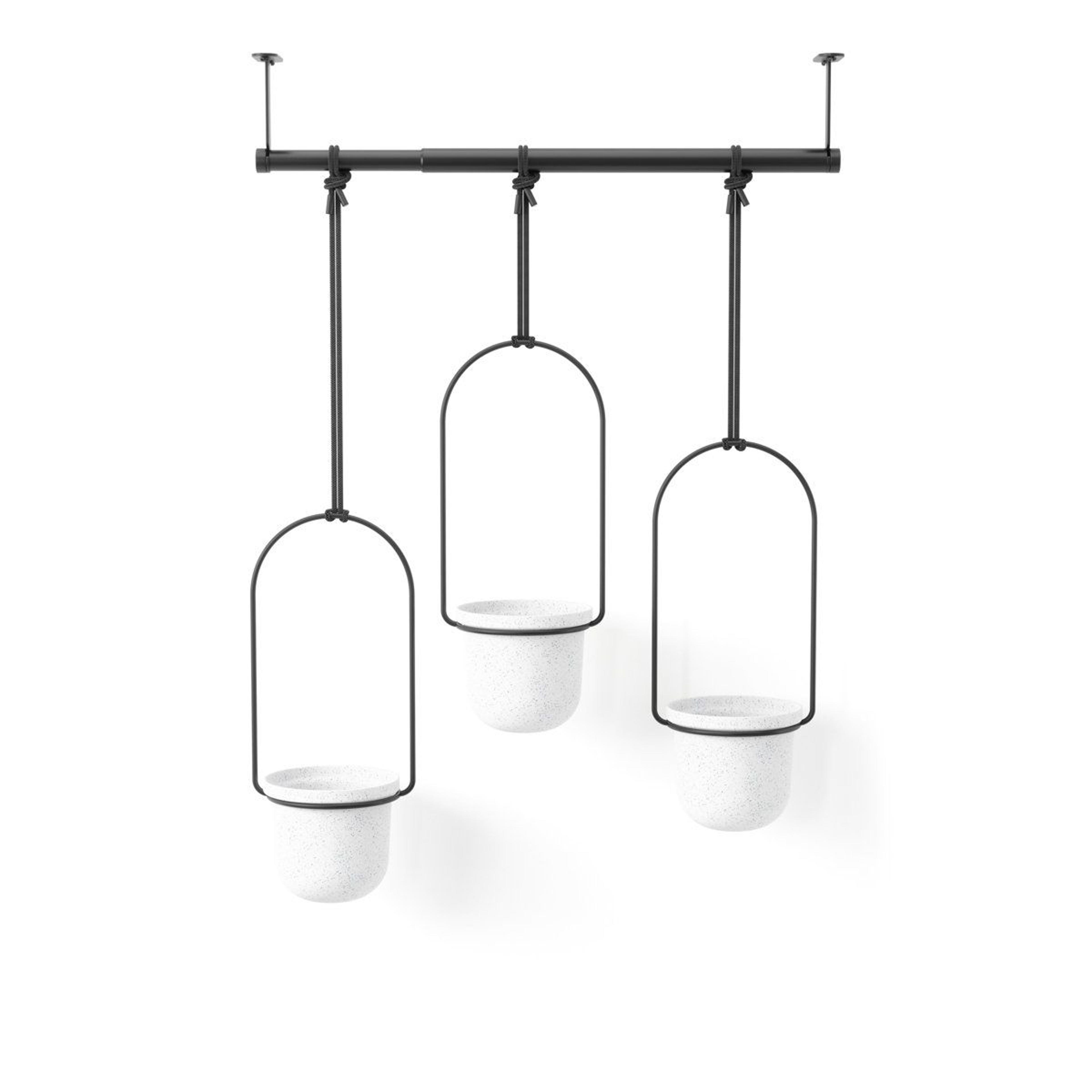 70 inch indoor plant rod hanger for hanging planters and window plant display