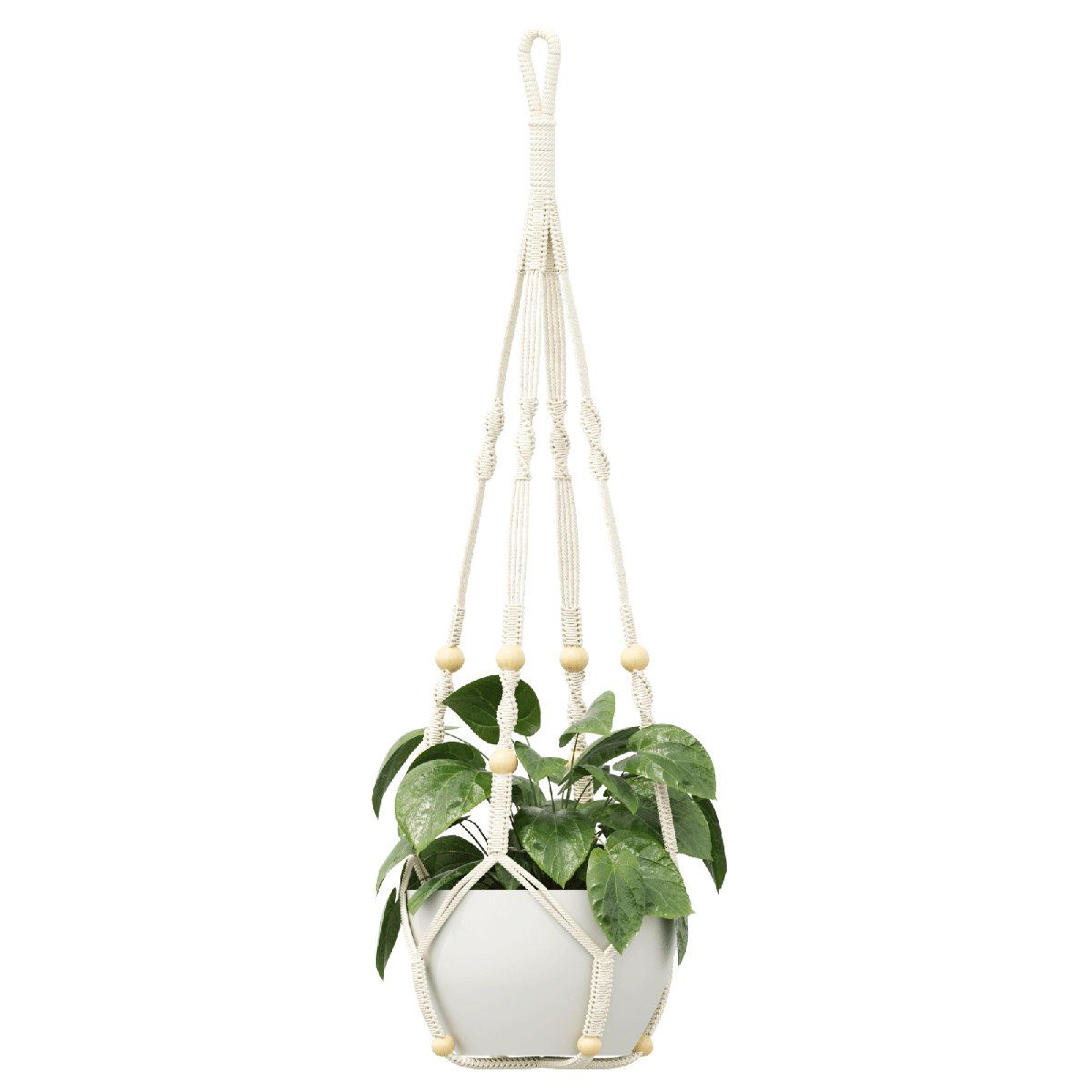 macrame plant hanger indoor hanging planter basket boho decor