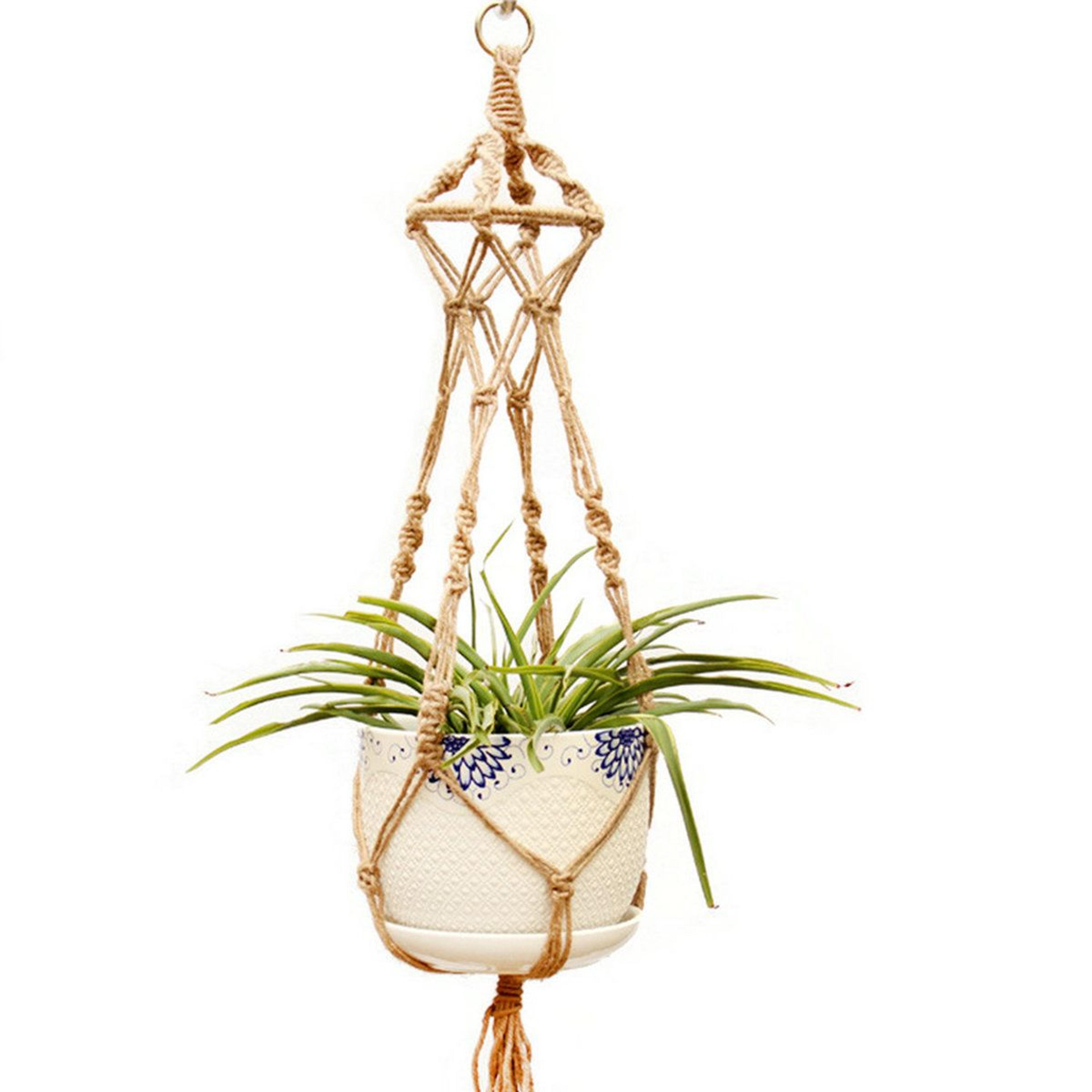 70 inch indoor macrame plant hanger window hanging planter holder