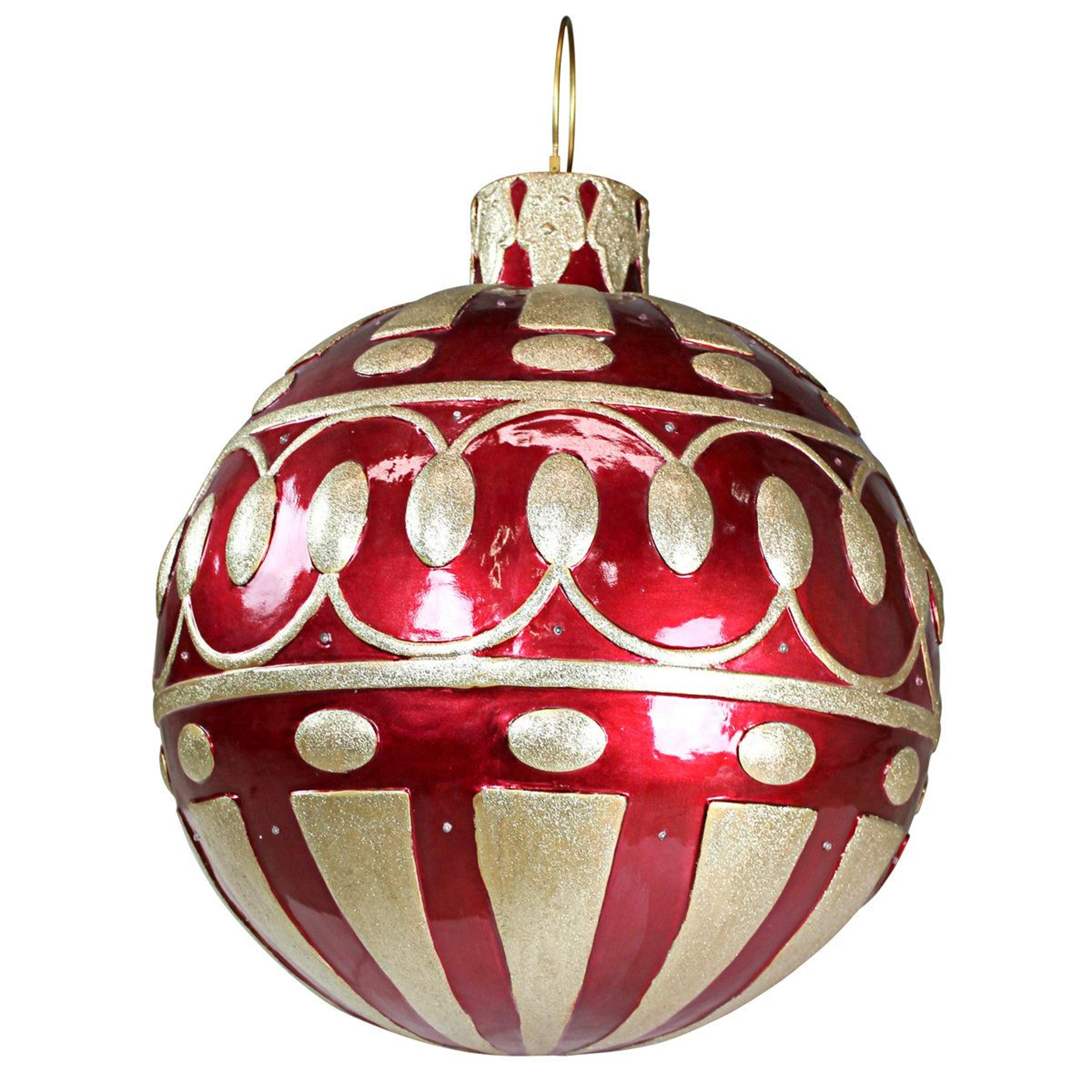 gargantuan illuminated giant outdoor christmas ornament
