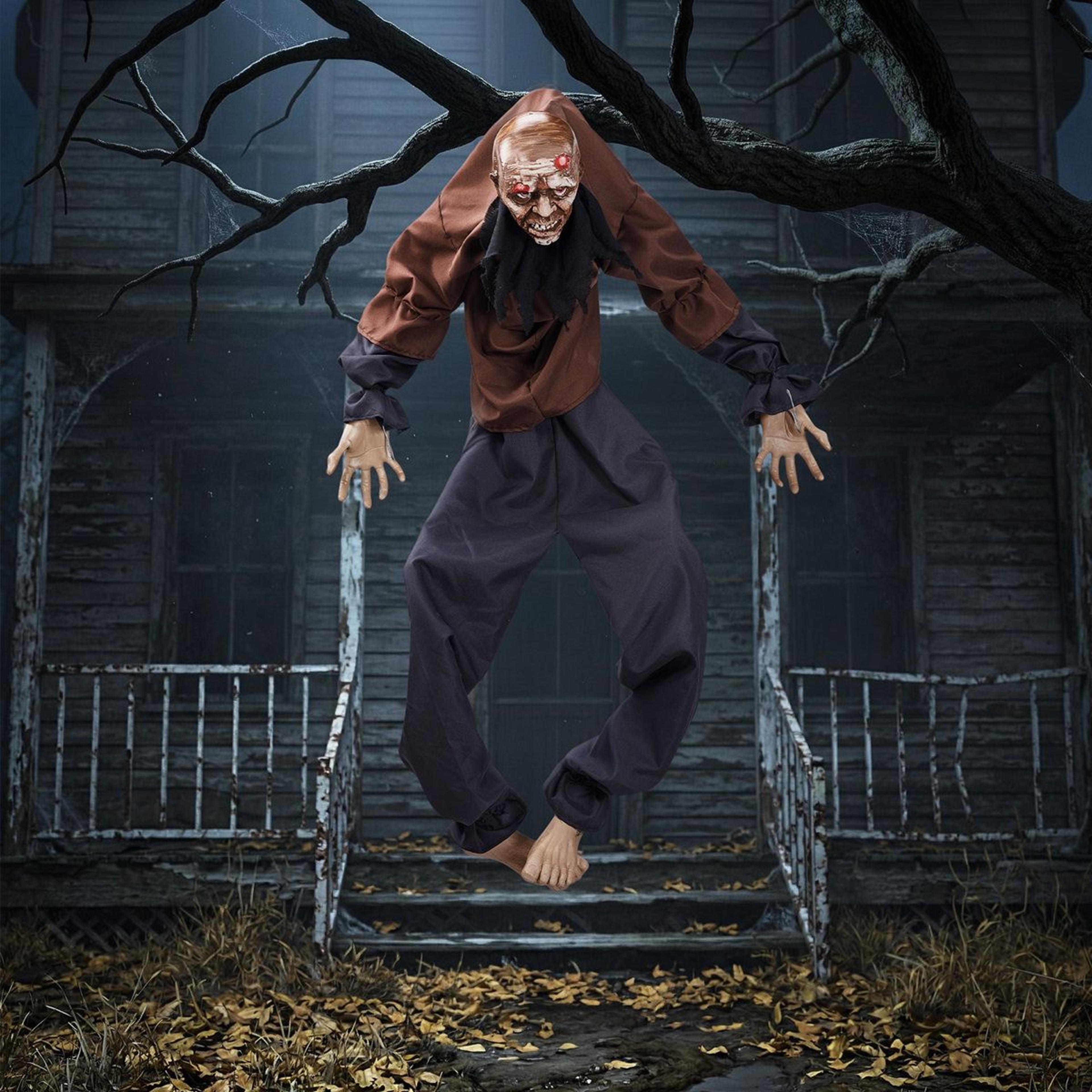 5ft moving ghost decoration voice activated halloween wall decor