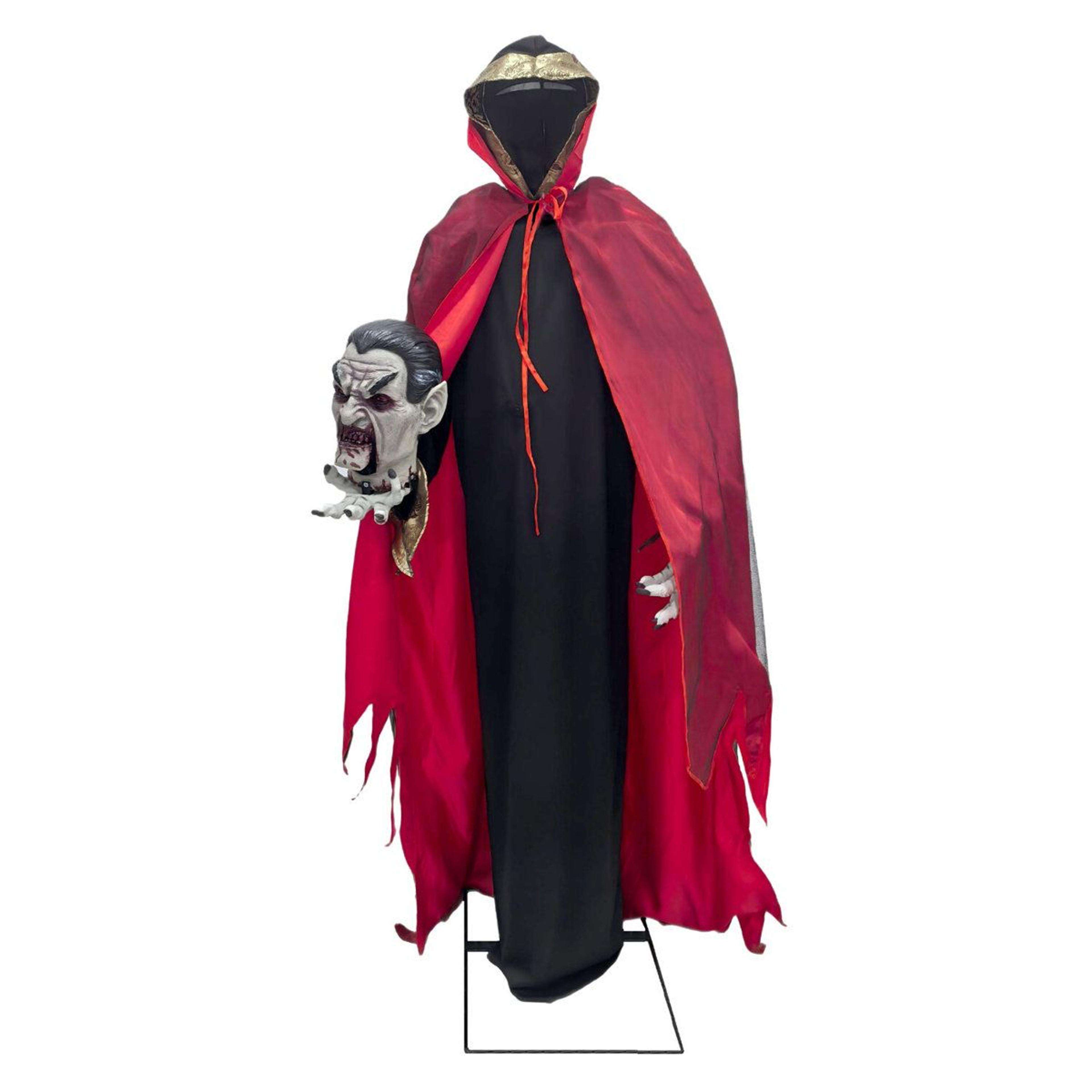 haunted hill farm decapitated vampire halloween animatronic motion activated talking prop